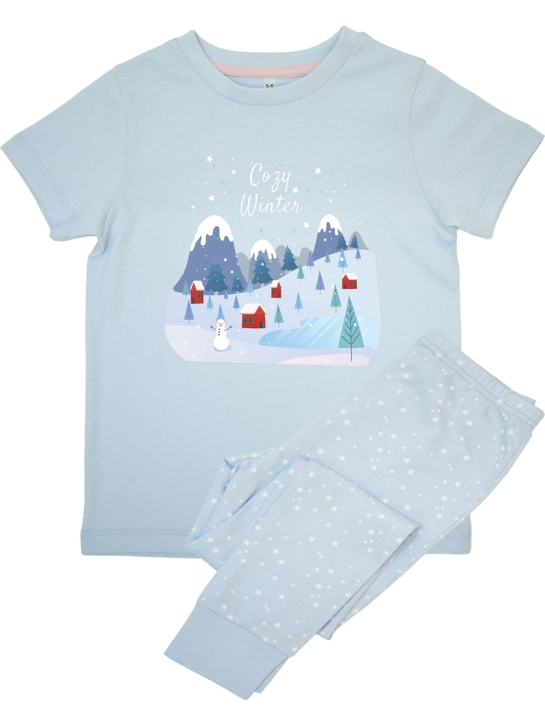Brands In Blue Christmas Cosy Winter Pyjamas