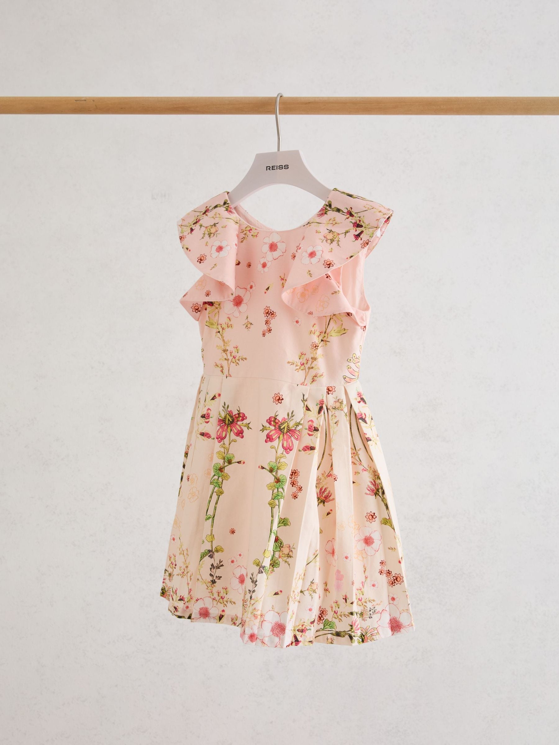 Reiss - Robe - Fille - Imprimé Fleuri - Rose - Taille 158/164cm