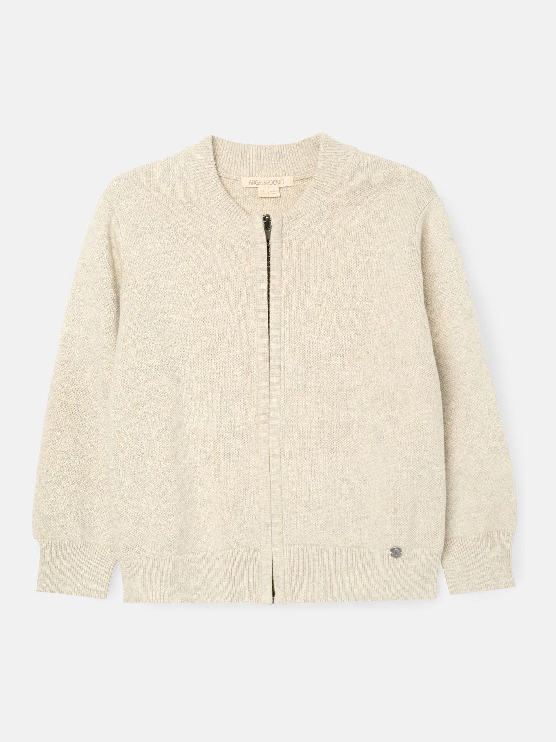 Angel & Rocket Max Strickjacke Mit Durchgehendem Reißverschluss