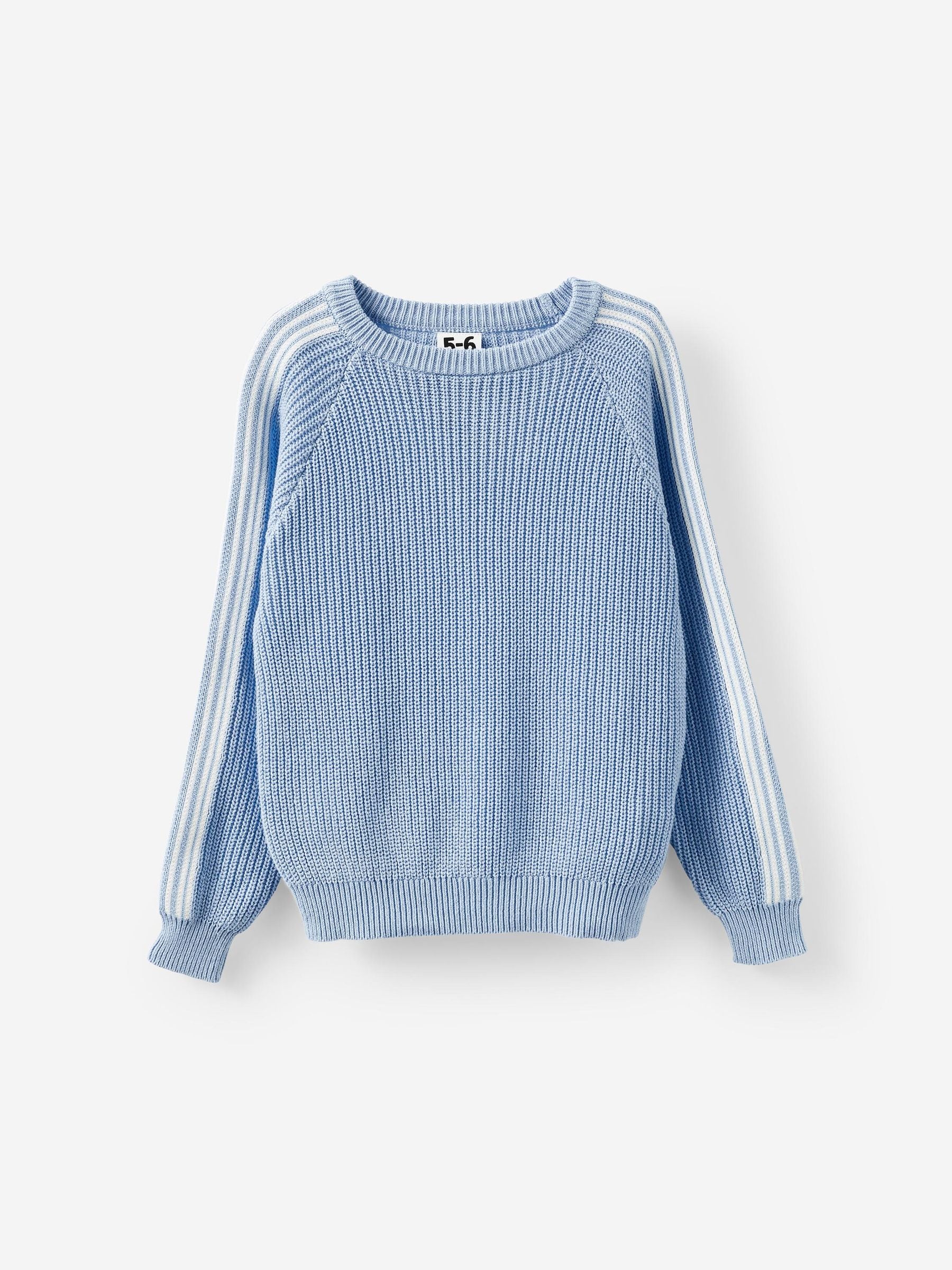Cotton On Blue Marl Knit Crew Neck Jumper