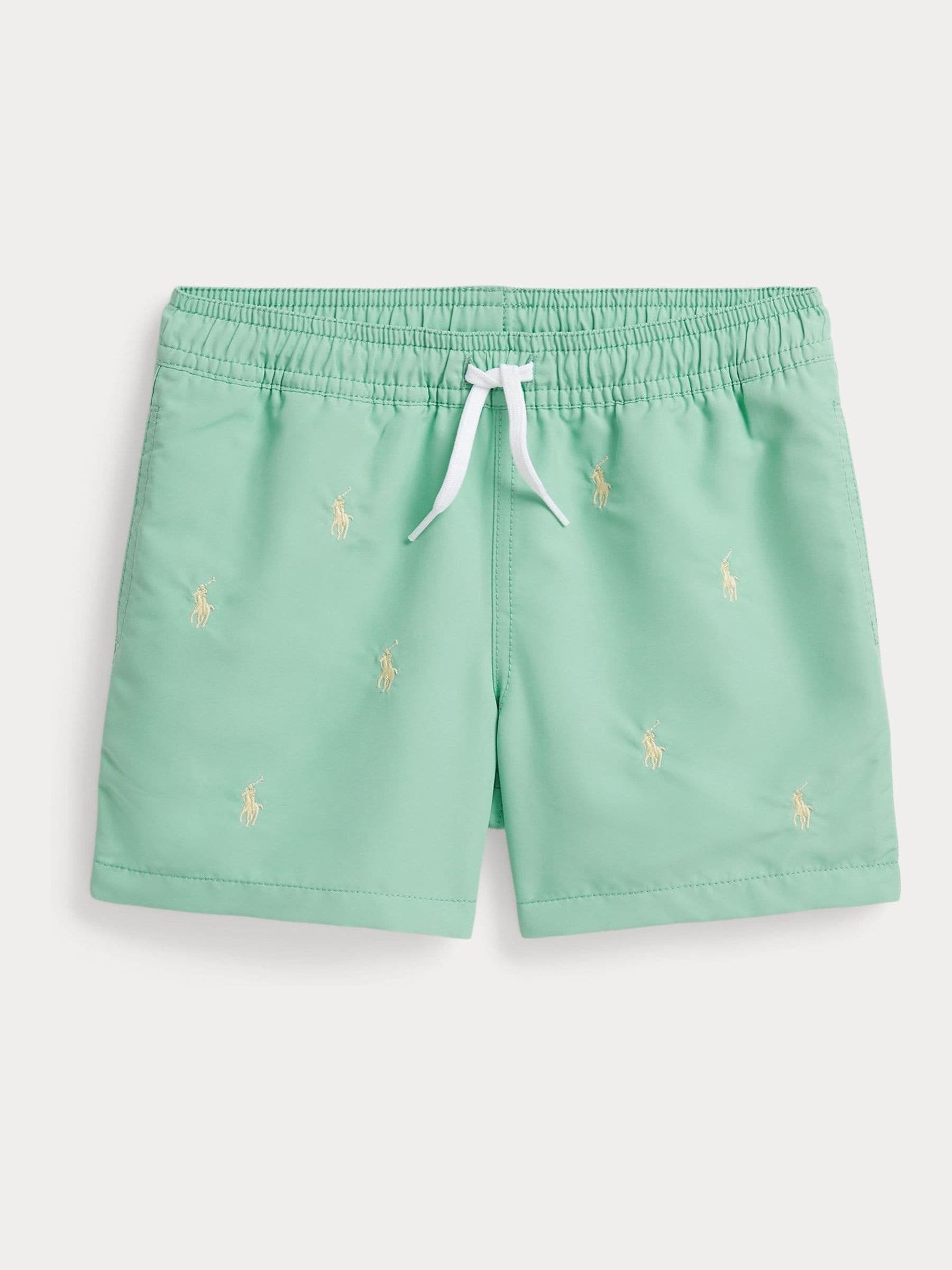 Polo Ralph Lauren Pojat Vihreä All-Over-Pony Print Traveler Swimshorts