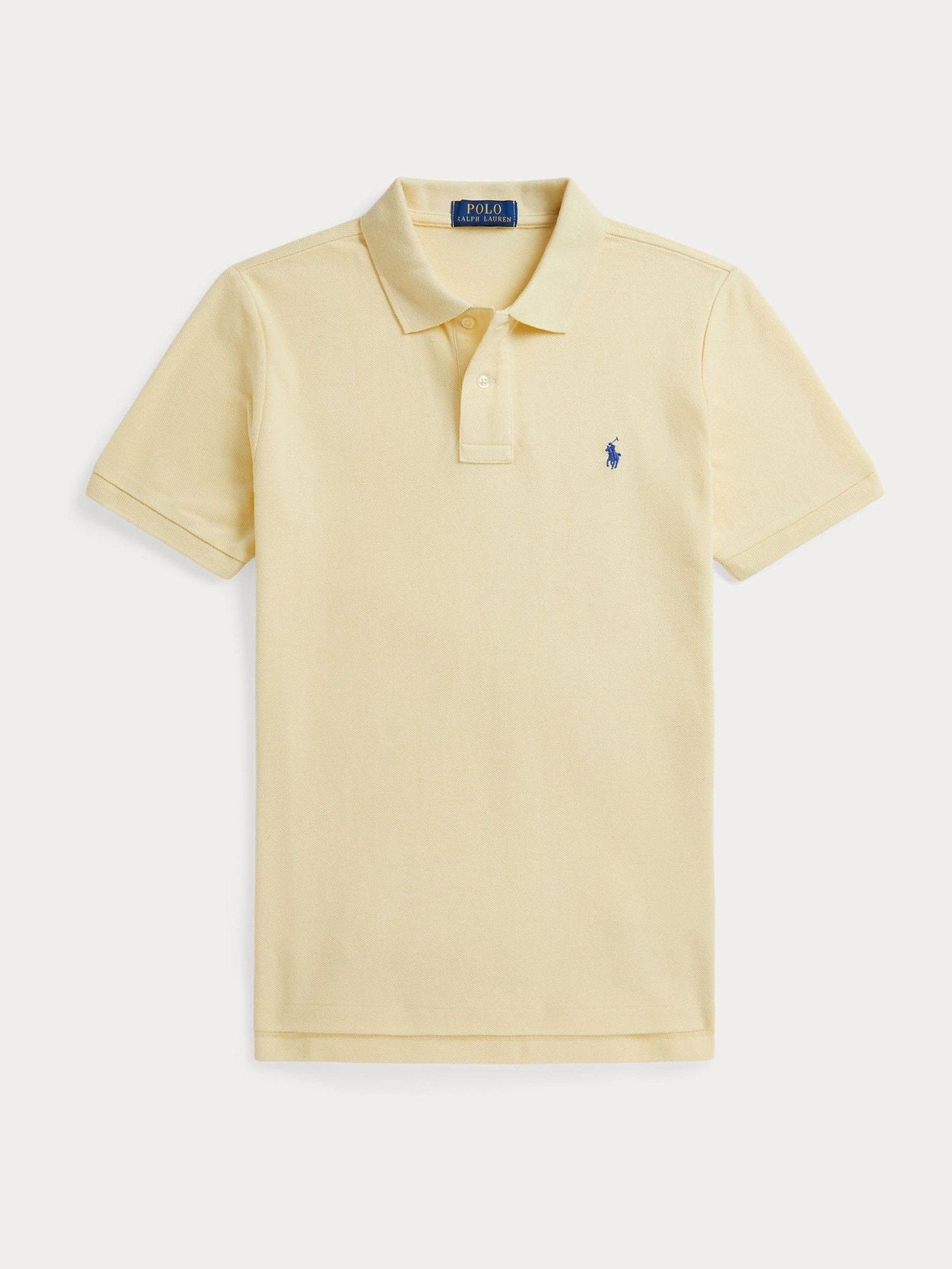 Next - Polo Ralph Lauren Chłopcy Żółty Cotton Pique Polo Shirt