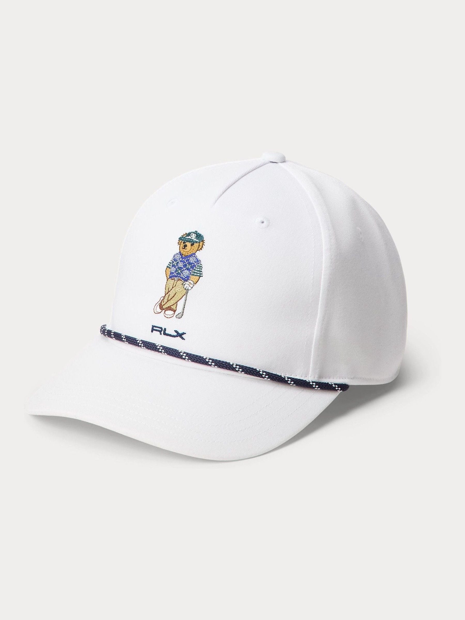 Ralph Lauren White Rlx Bear Cap