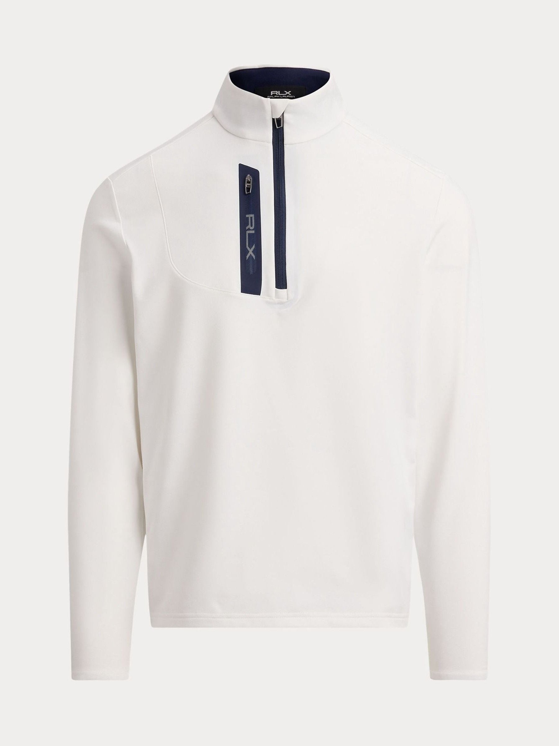 Ralph Lauren White Rlx Performance Half Zip Sweat Top