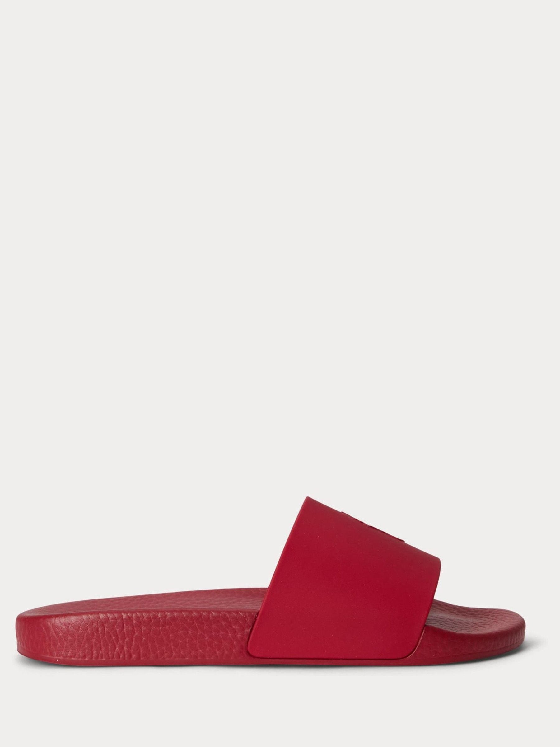Polo Ralph Lauren Red Polo Sliders