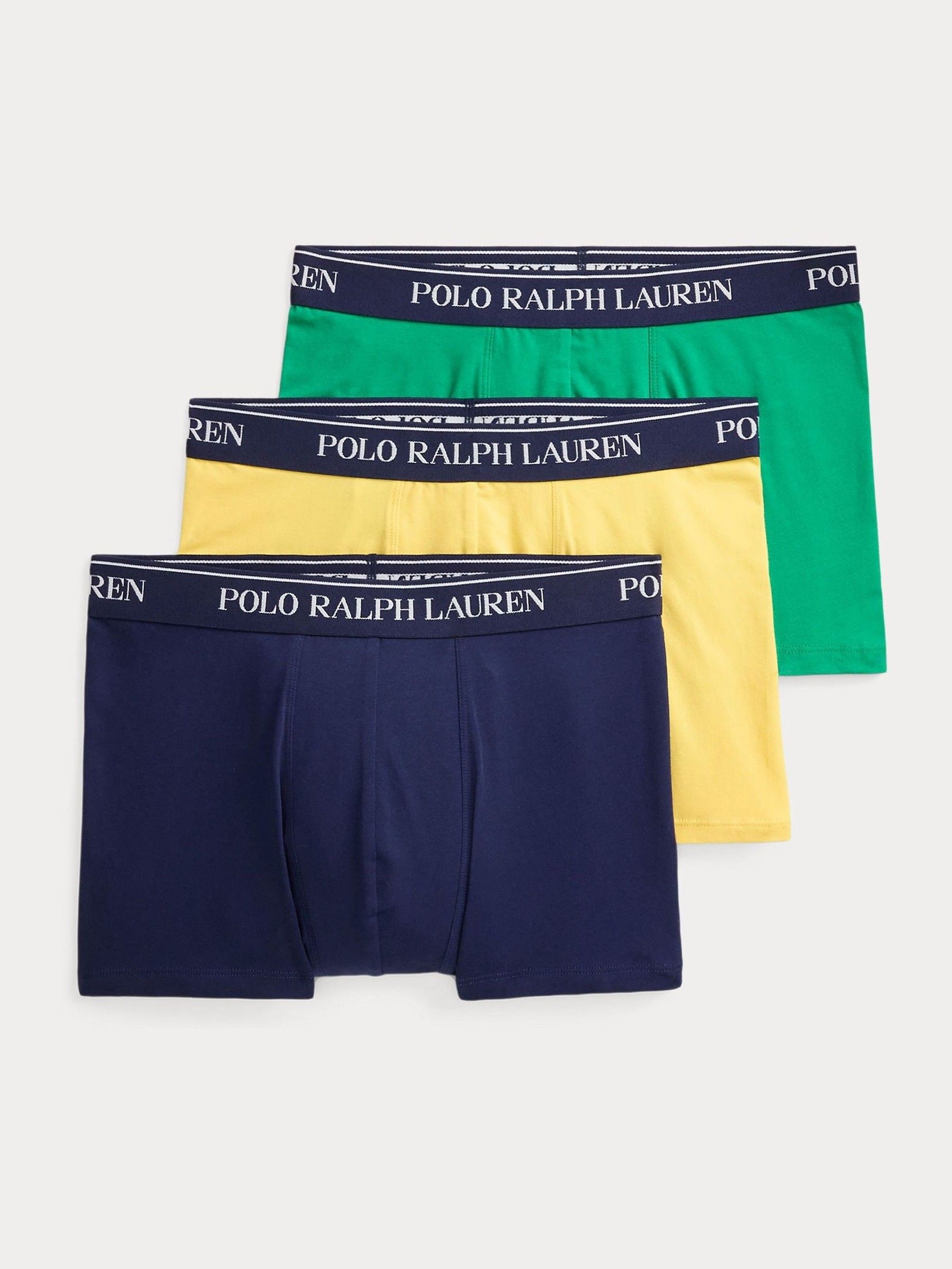 Polo Ralph Lauren Yellow Stretch Cotton Boxers 3 Pack