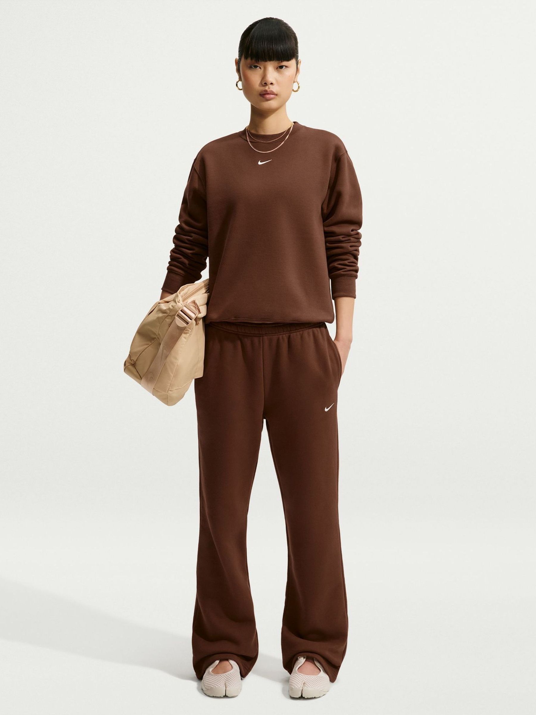 Nike Mujer Marron Studio Pantalón Xl - Imagen 5