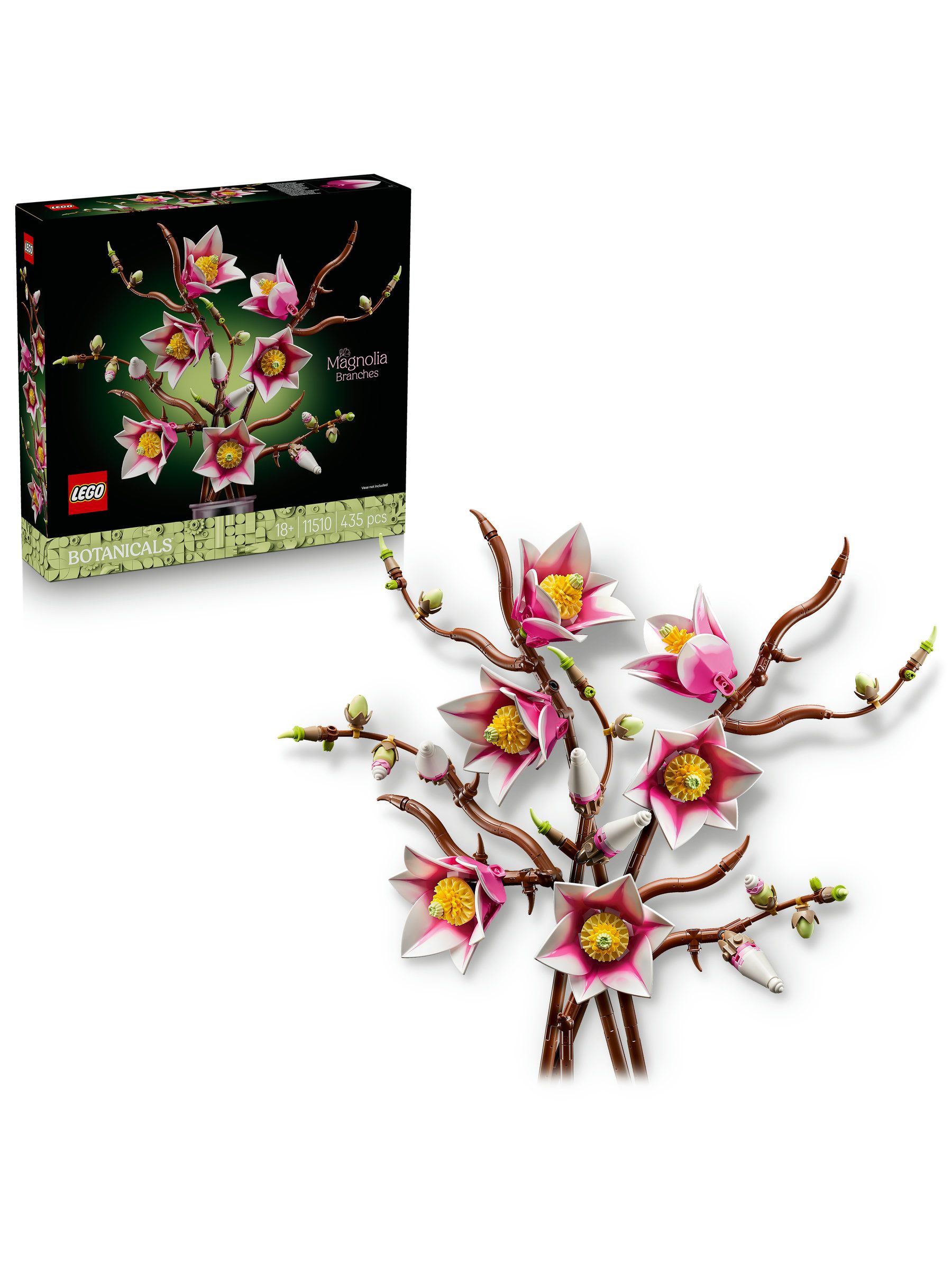 Lego Unisex Barn Botanicals Magnolia Branches Faux Flowers Set
