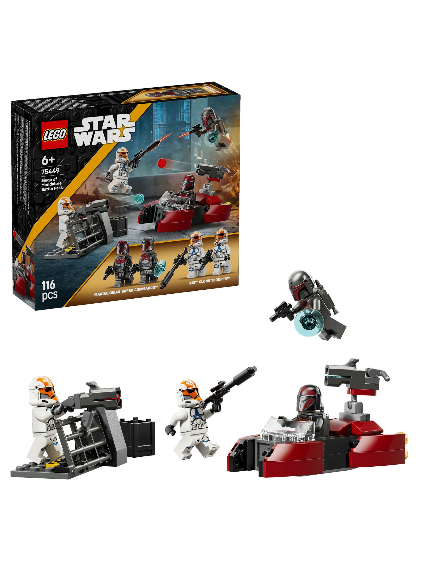 Lego Pack De Combate: Asedio De Mandalore 75449 - Imagen 12
