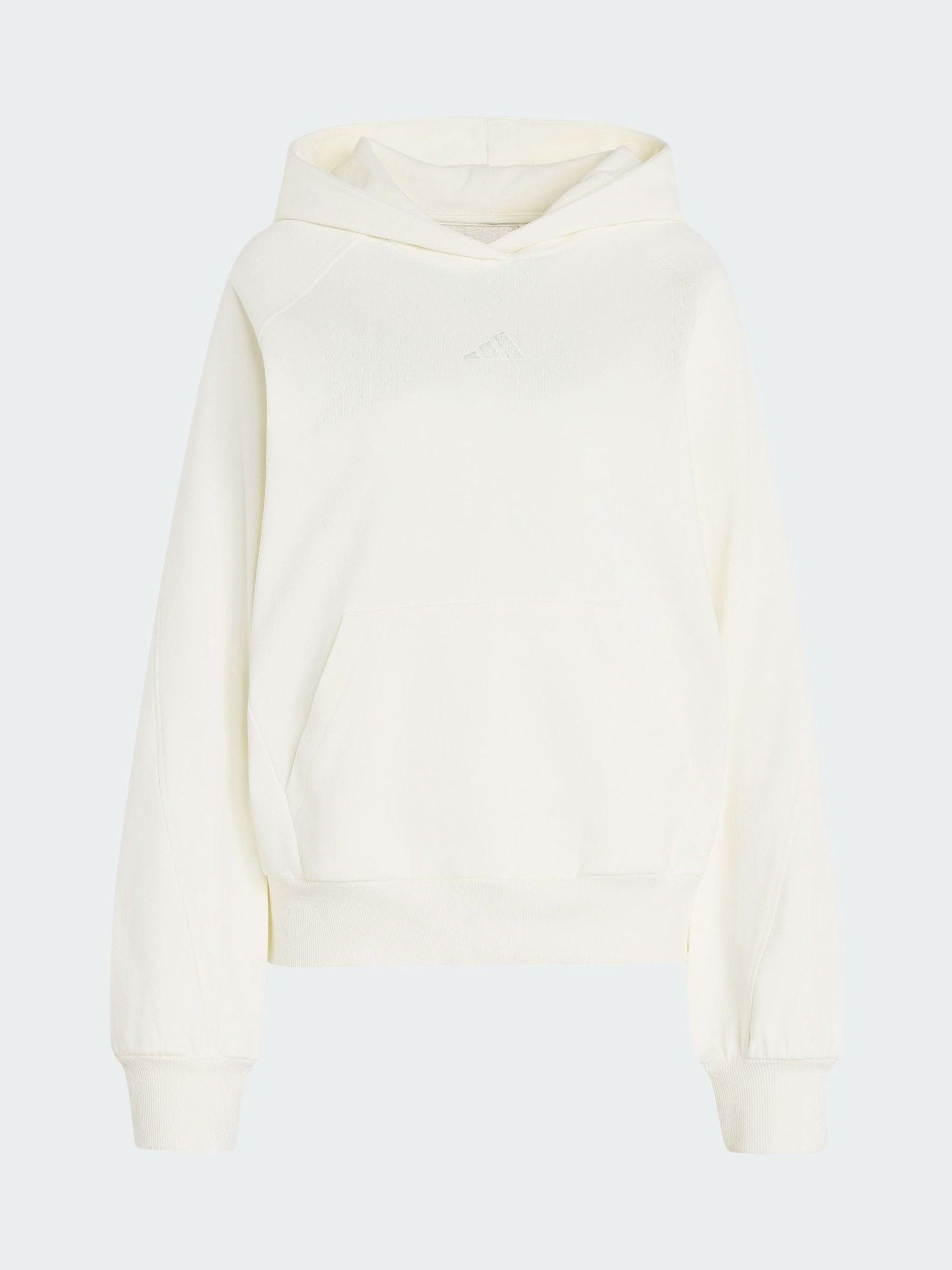Adidas Mujer Blanc Sudadera Con Capucha Small Logo - Imagen 4