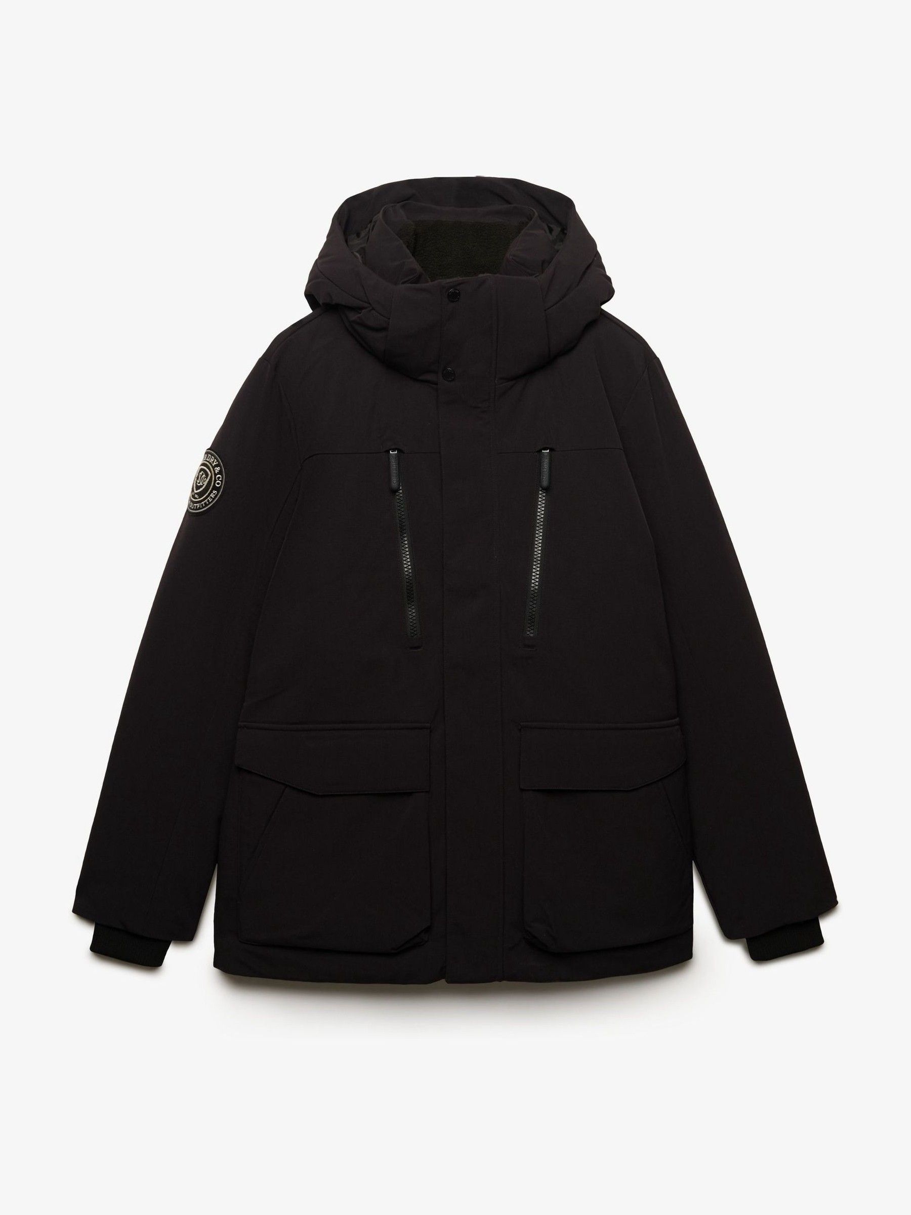 Superdry Uomo Noir Parka City - Immagine 3