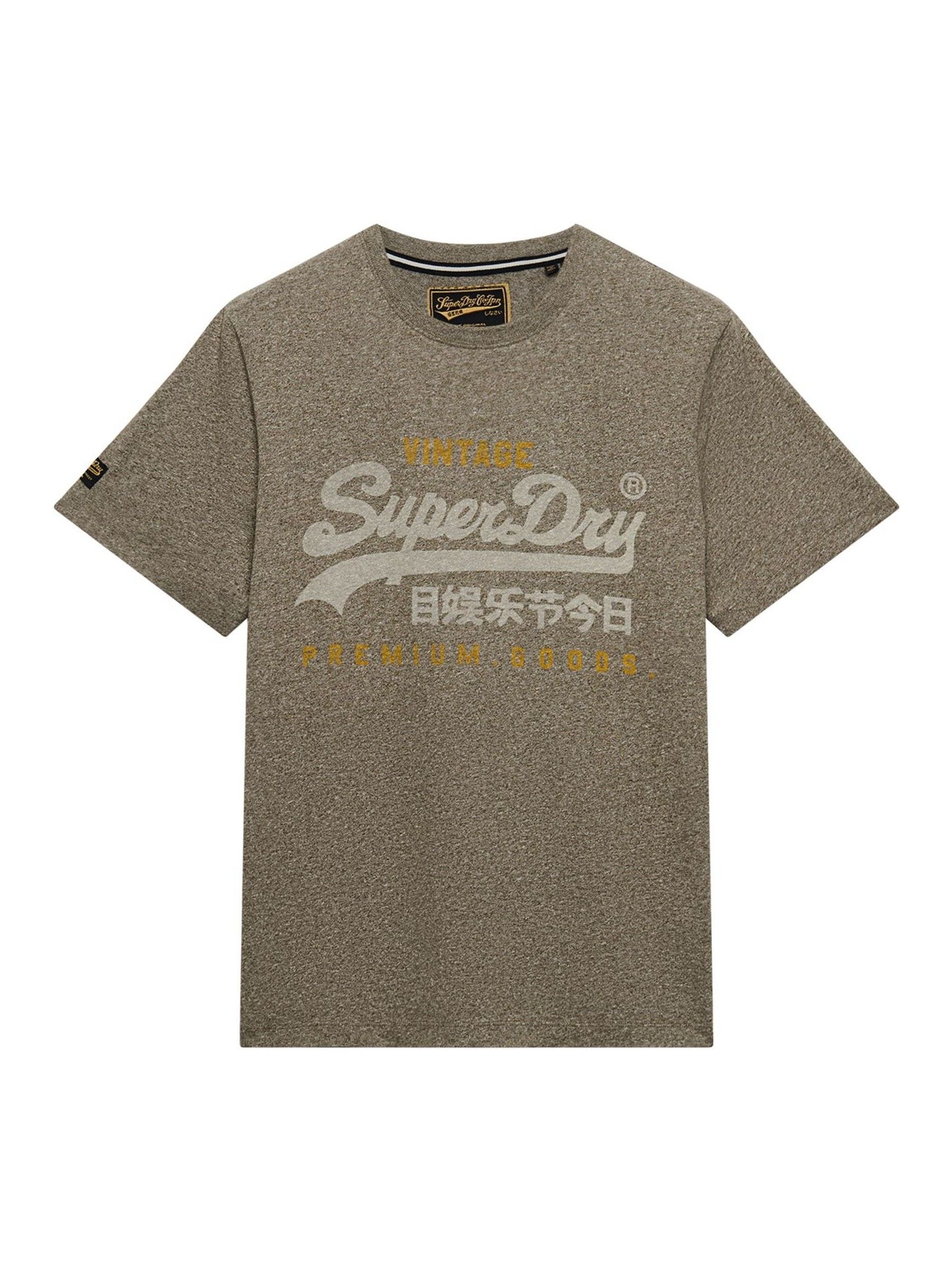 Superdry Uomo Verde Vl Heritage Relaxed T-Shirt - Immagine 1