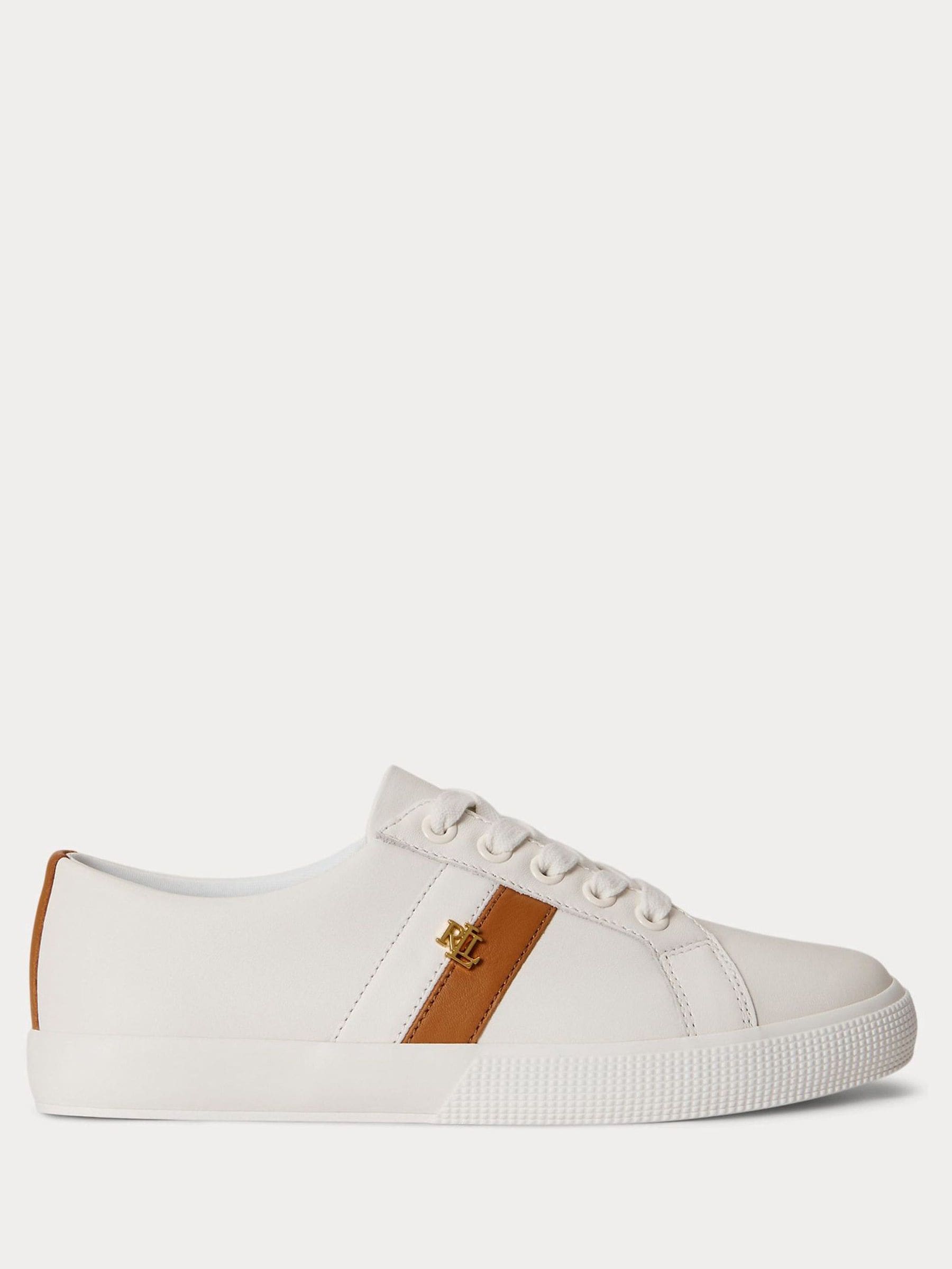 Next - Lauren Ralph Lauren White Janson Il Sneakers Low Top Lace