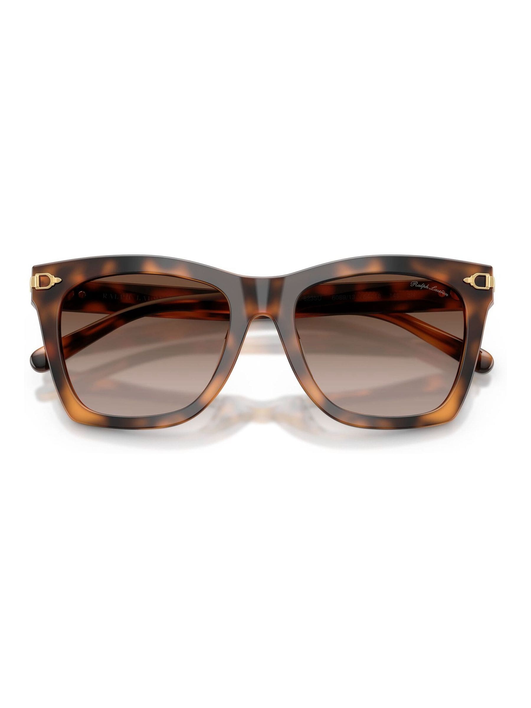 Ralph Lauren Brown 0Rl8235u Square Sunglasses