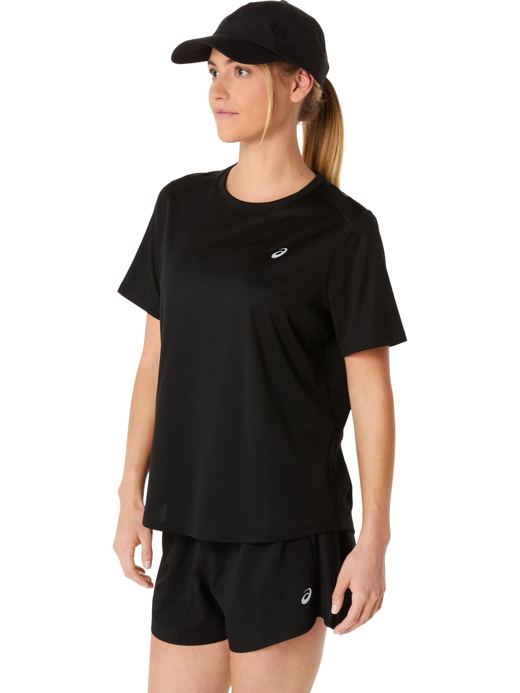 Asics Damen Schwarz T-Shirt Core - Bild 4