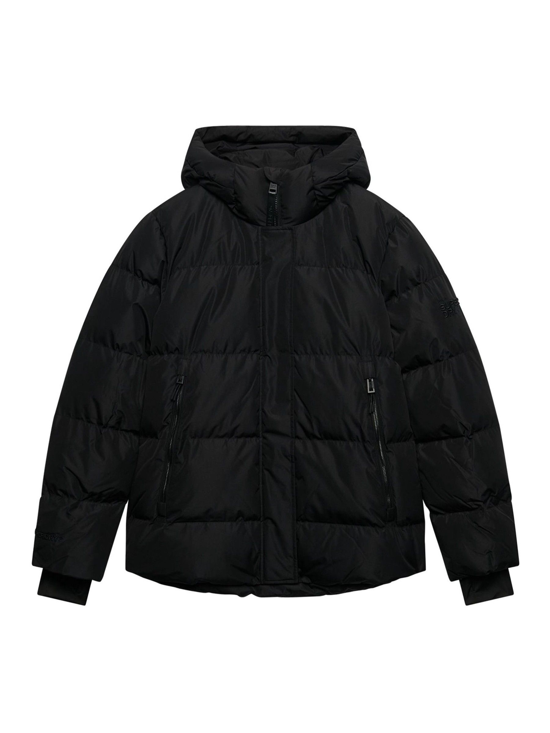 Superdry Damen Noir Daunenjacke Mit Kapuze, - Bild 3