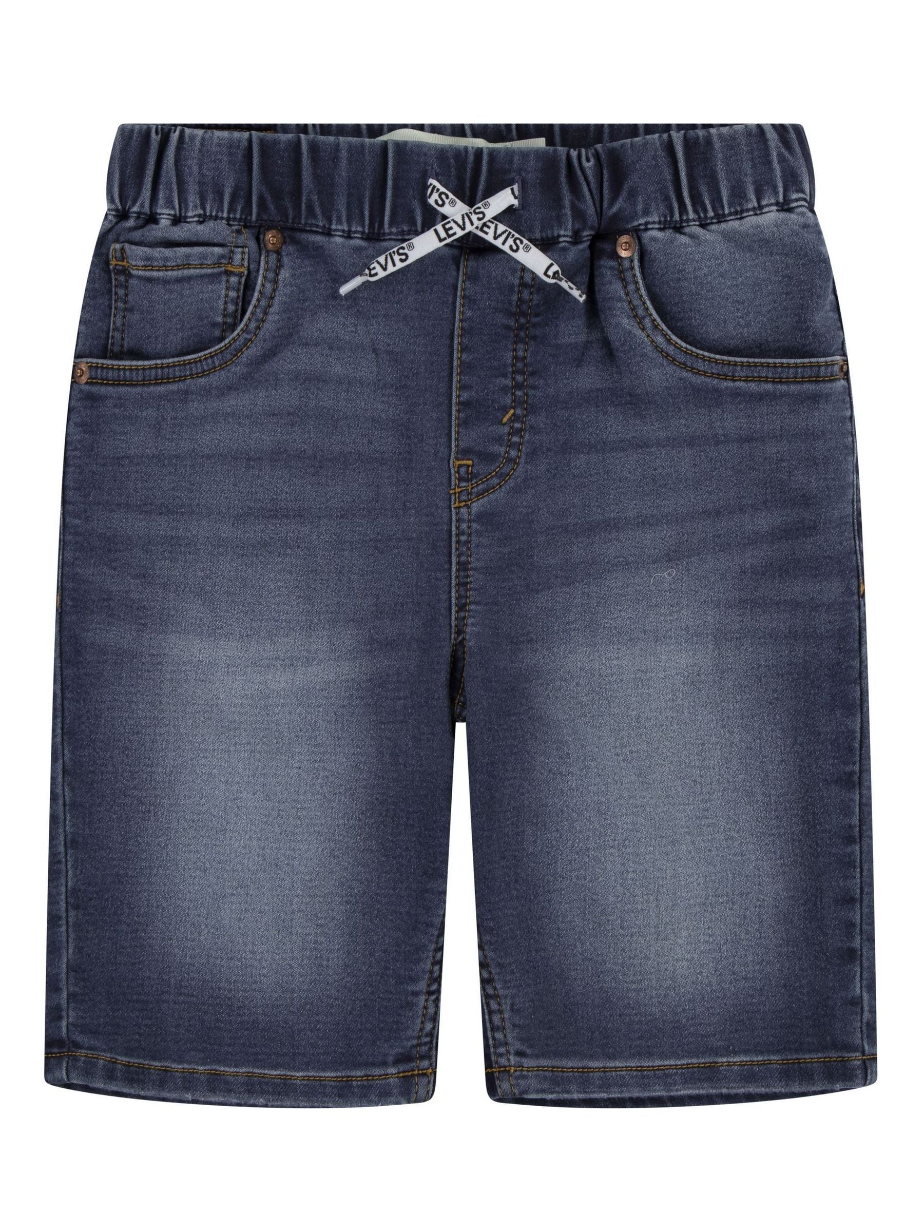 Levi's Mužský Tmavomodrá Levi's Skinny Fit Pull On Dobby Shorts