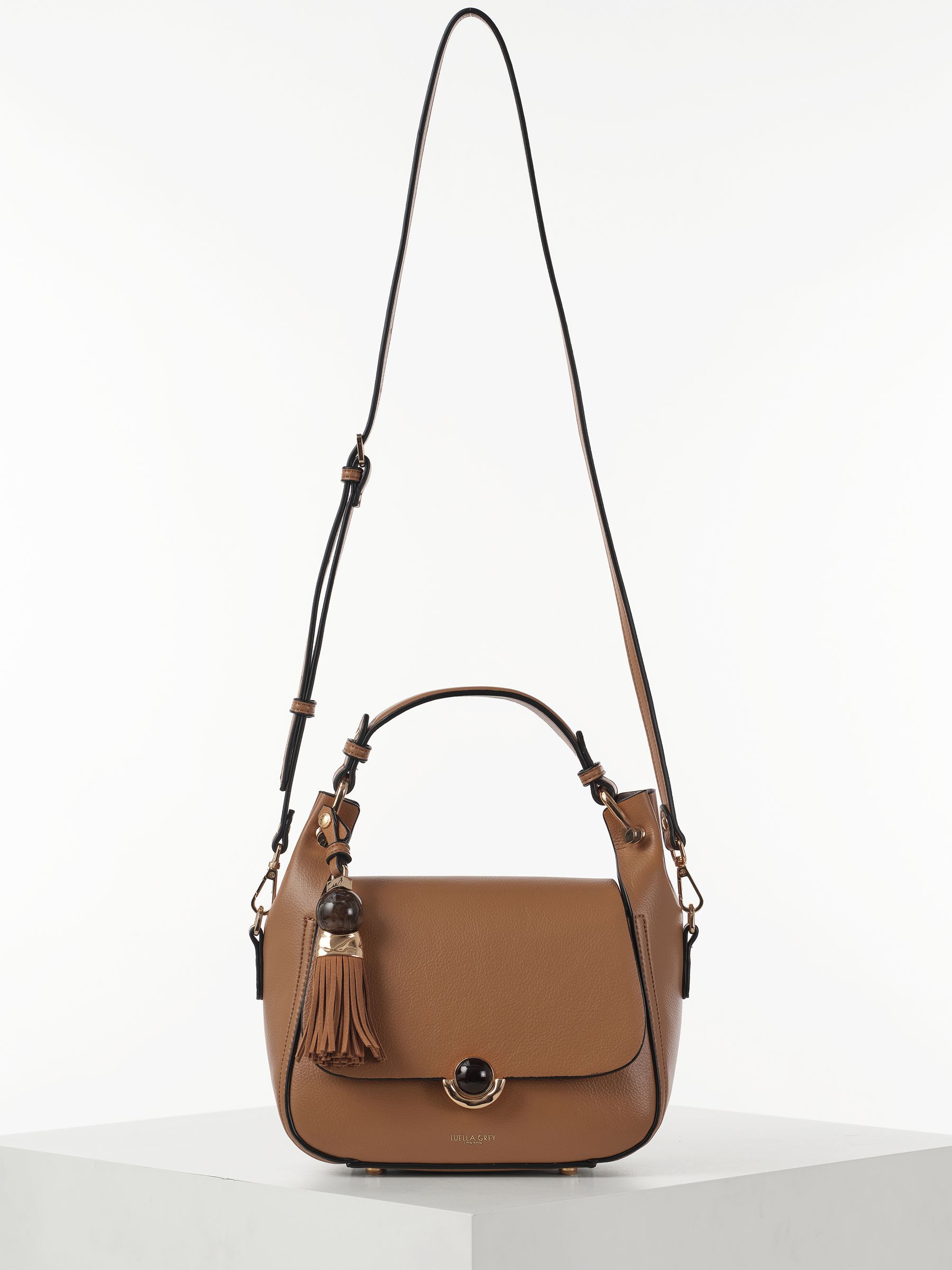 Luella Grey Diana Top Handle Cross-Body Bag