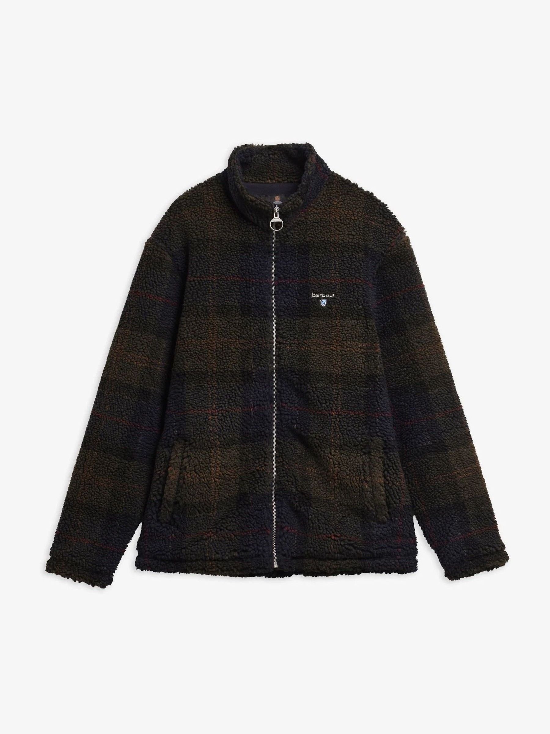 Barbour - Tartan Sherpa Fleece - Jackets - Herren - Grün - 2XL - Bild 14