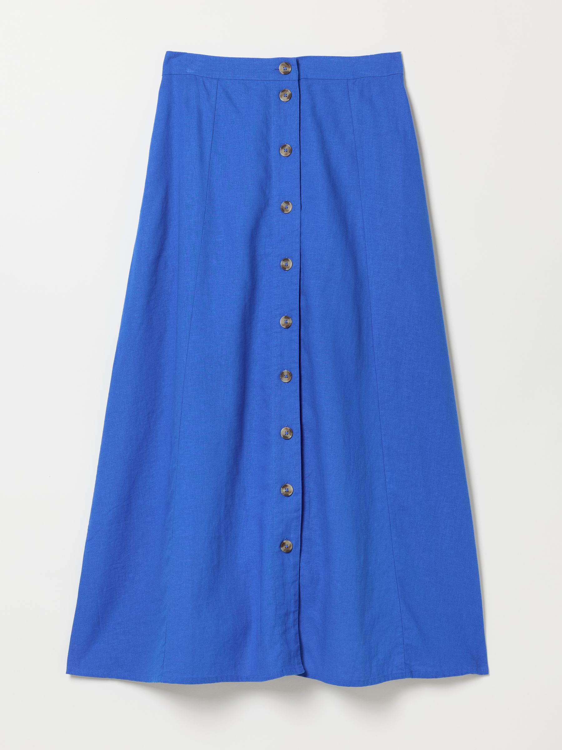 Fat Face - Skirt - Midi Skirt - Size 34 - Cobalt Blue