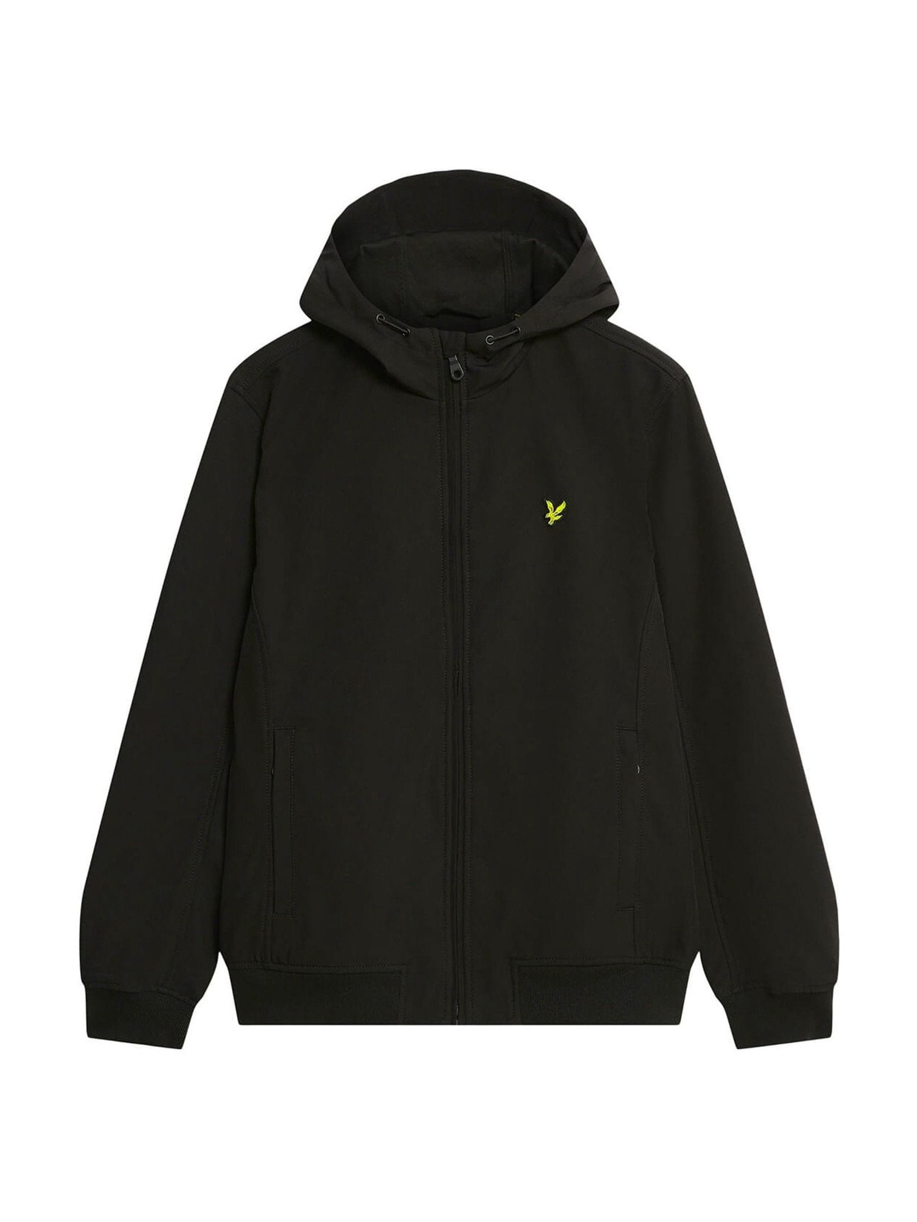 Lyle & Scott Schwarz Mesh Back Softshell Hoodie - Bild 6