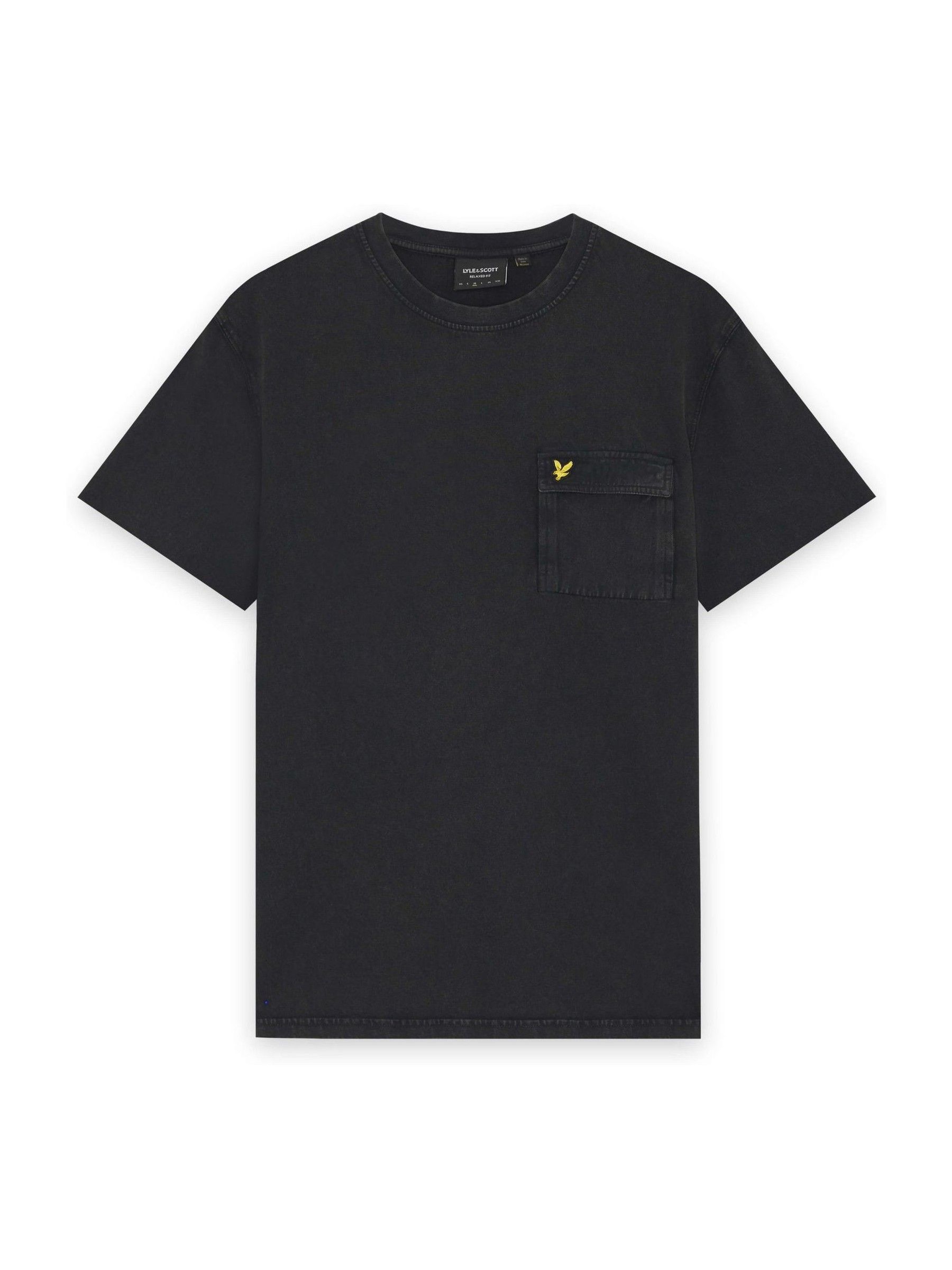 Lyle & Scott Schwarz Cargo-T-Shirt Mit Cargotasche - Bild 1