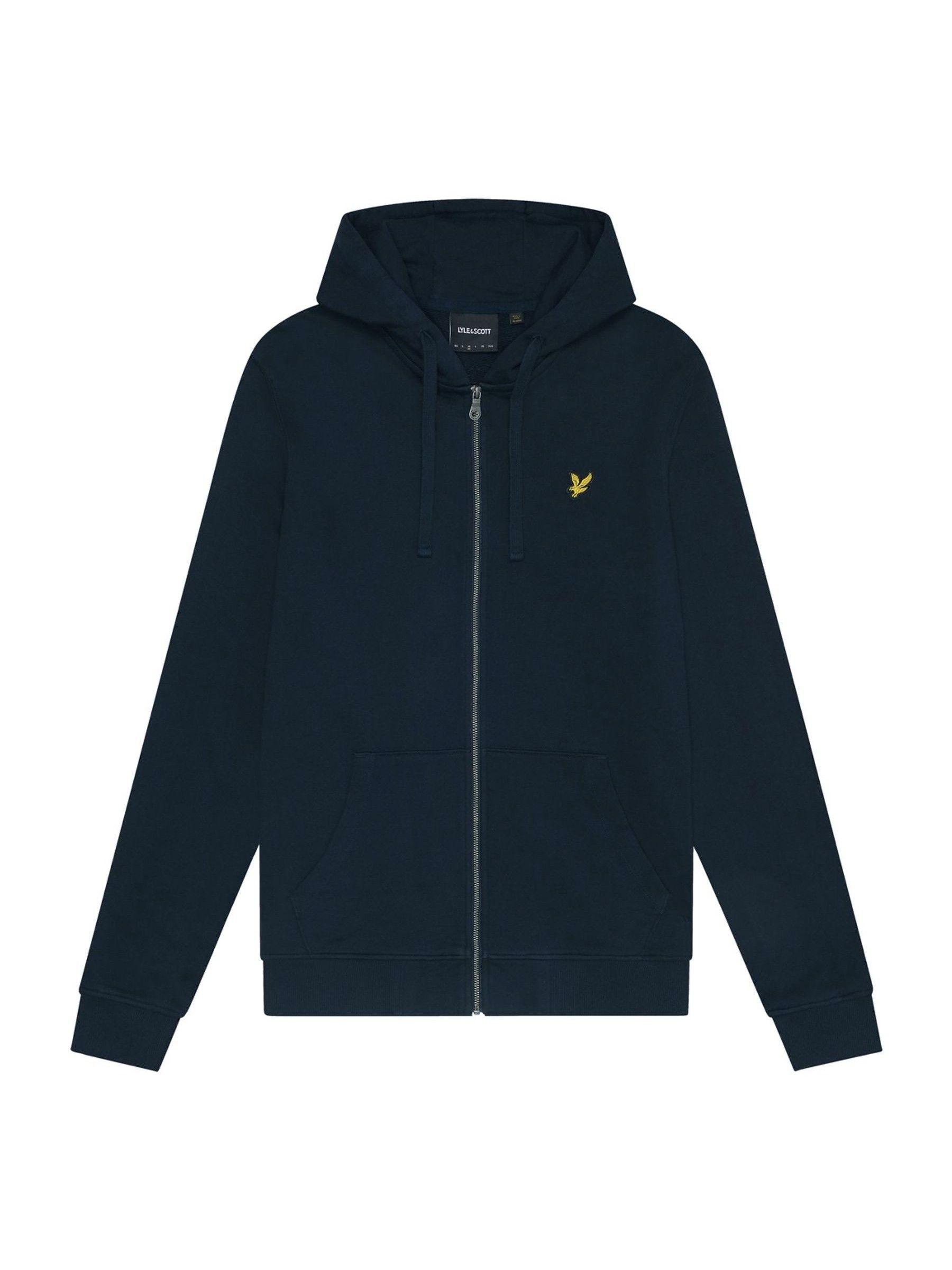 Lyle & Scott Cardigan Zip Hood Dark Navy - Größe XXL - Bild 8