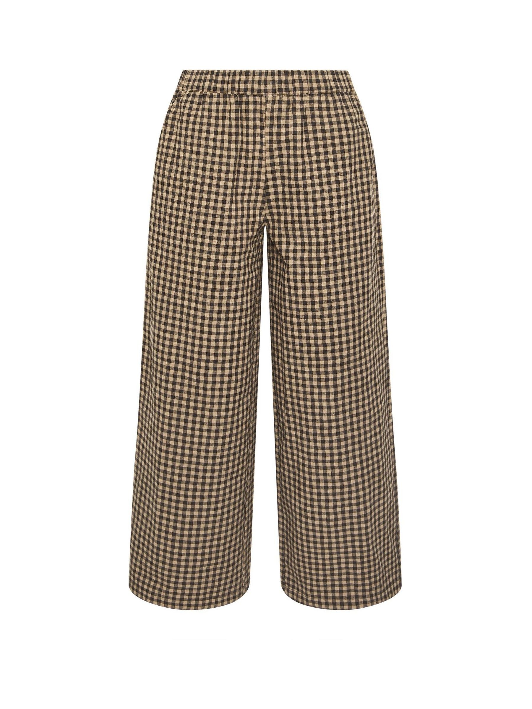 Pixiegirl Petite - Pantaloni A Gamba Larga A Quadretti