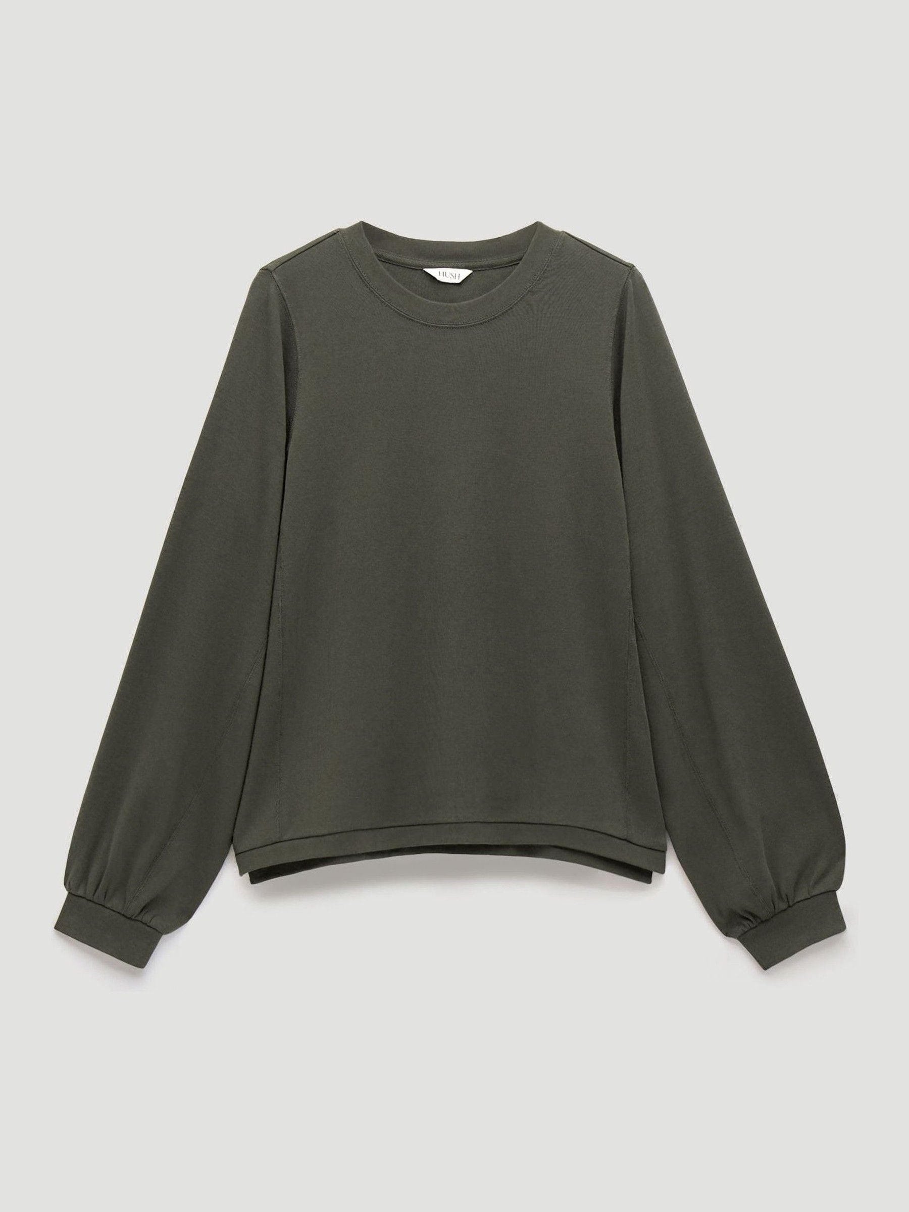 Hush Elodie Puff Detail Cuff Cotton Top