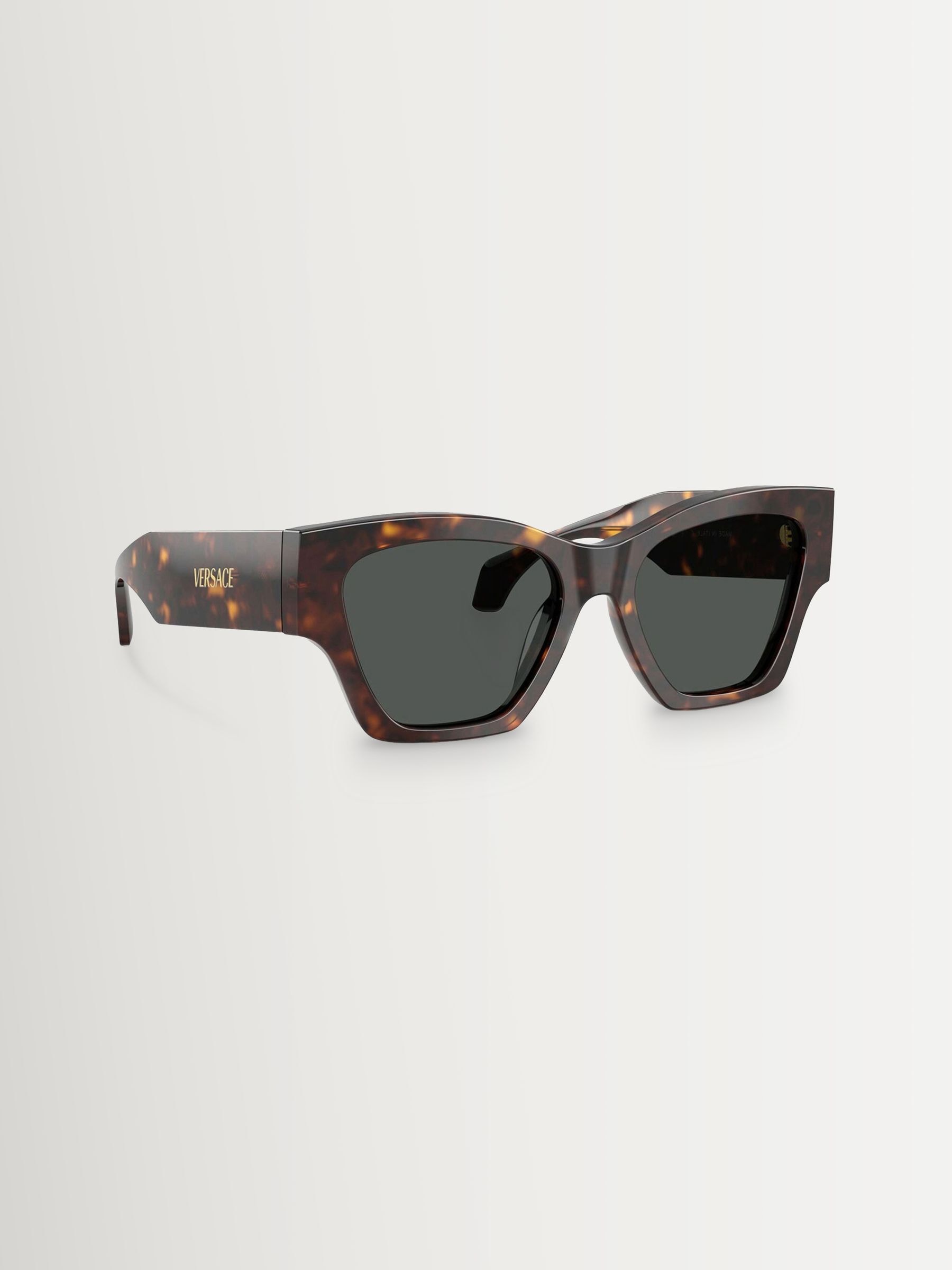 Versace Donna Marrone/Grigio Ve4492u 108/87 Occhiali Da Sole Acetato Squadrata Normale - Immagine 4