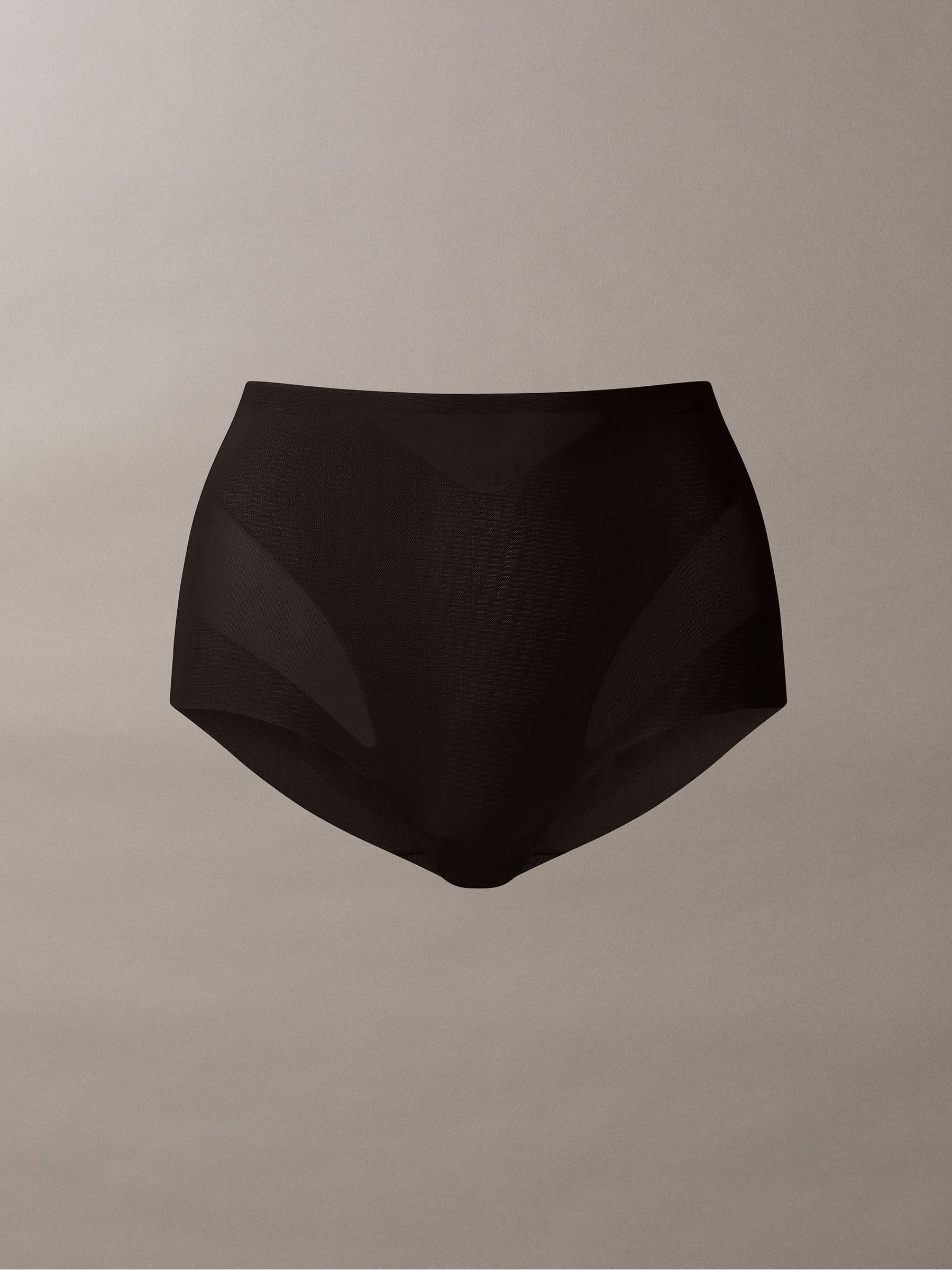 Calvin Klein Underwear Damen Schwarz Shapewear Unterteil Stay Put Mesh Lv00qf8166 - Image 4