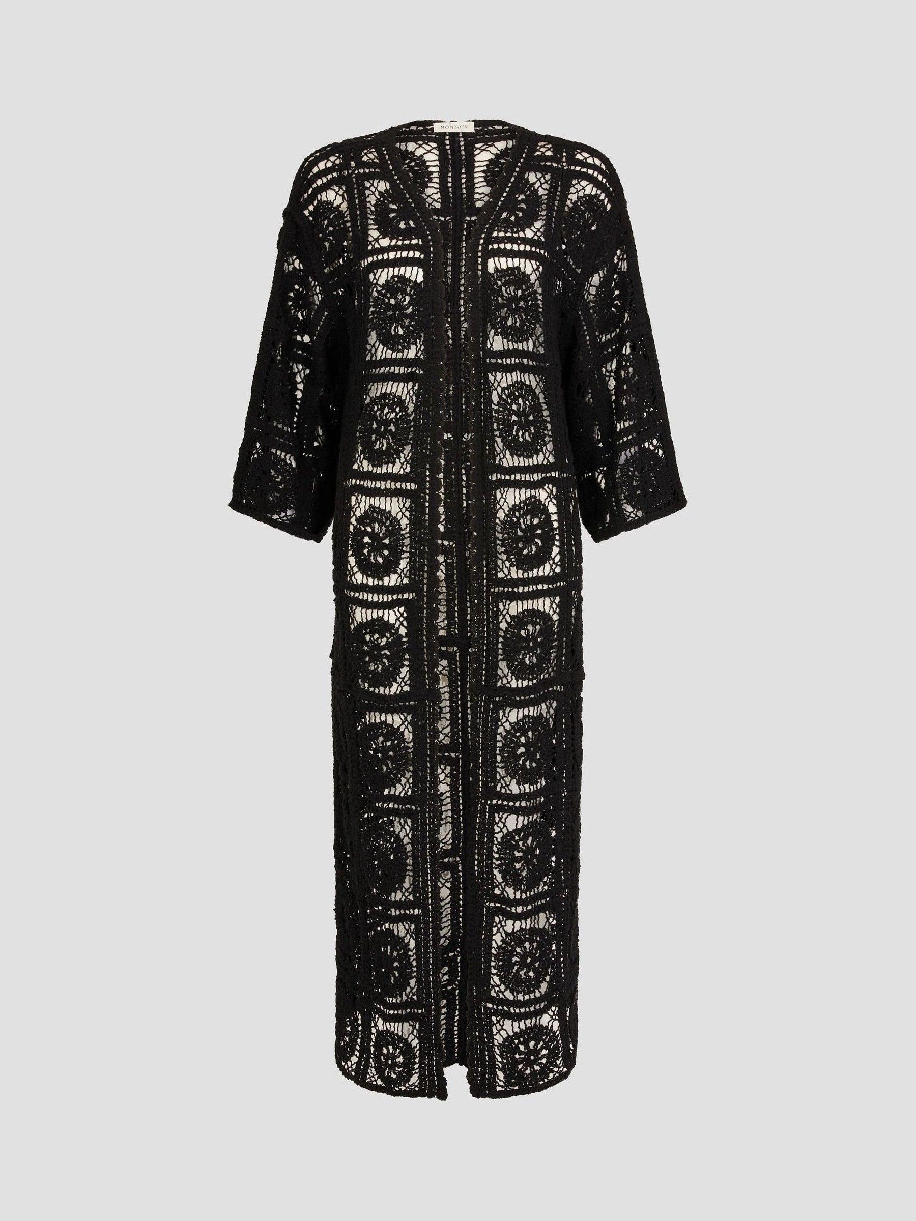 Next - Monsoon Cara Hæklet Strandtrøje