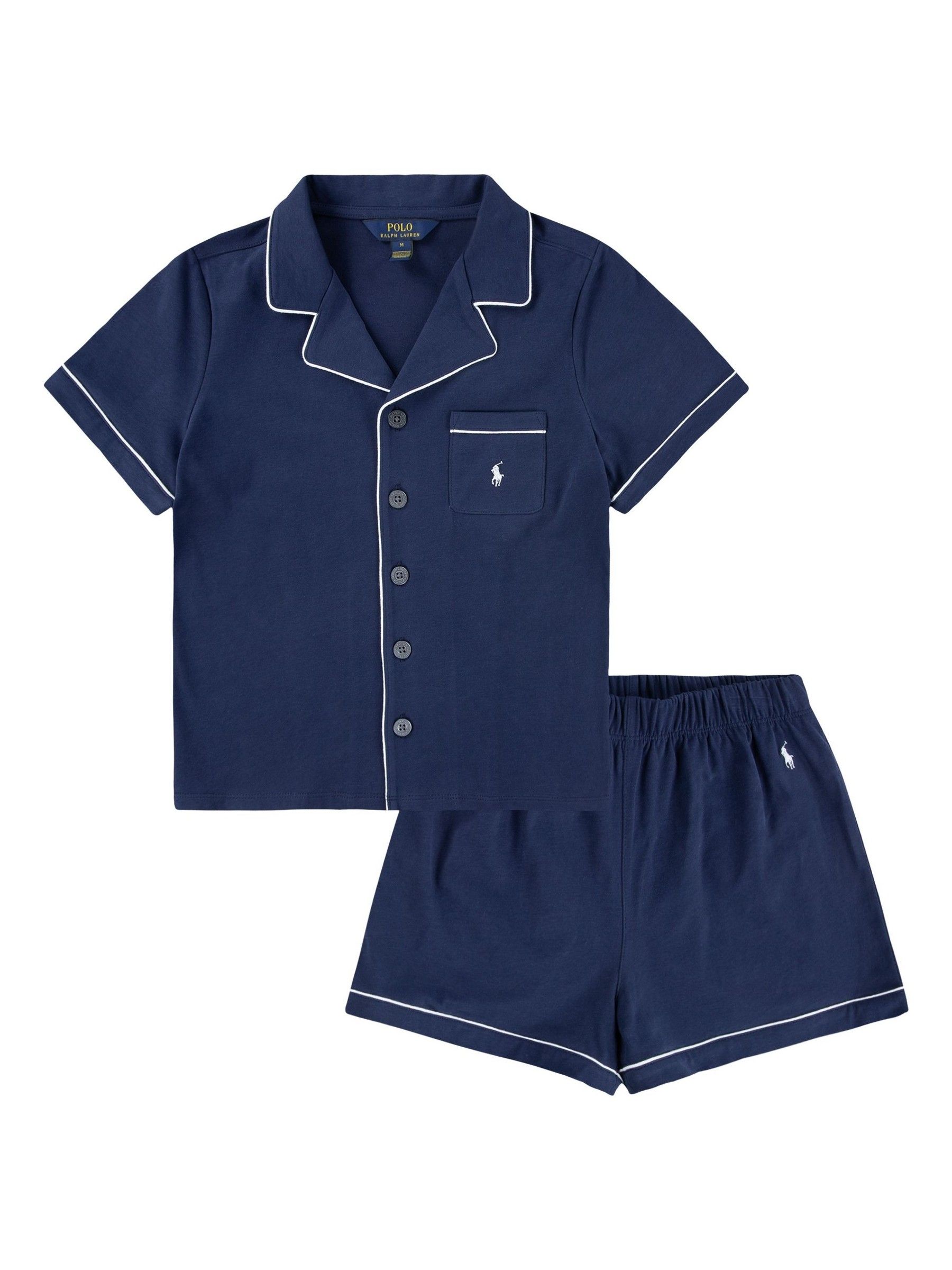 Polo Ralph Lauren Blue Jersey Short Sleeve Top & Short Pyjama Set