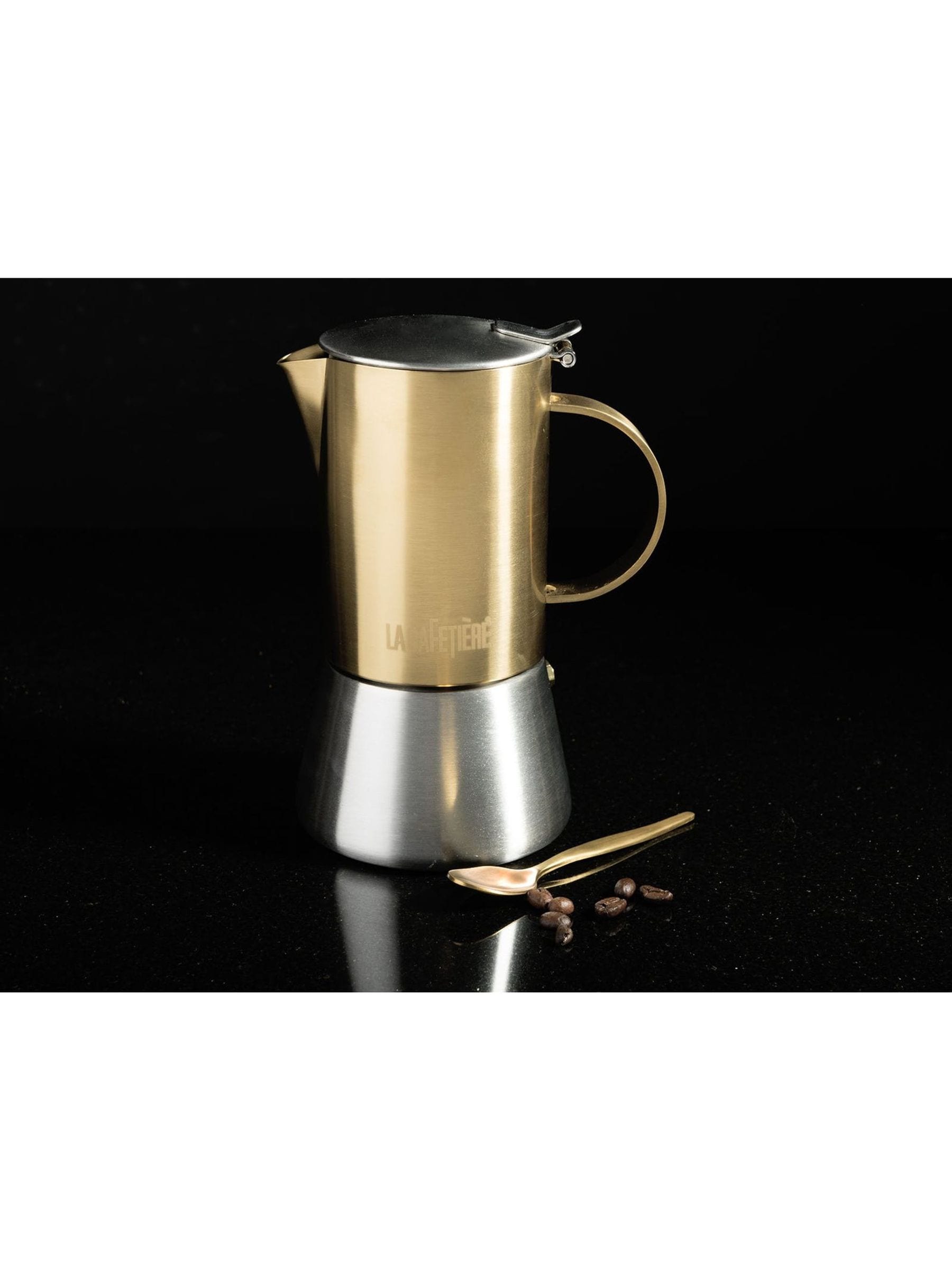 La Cafetiere Gold Cafetiere Stainless Steel 4 Cup Stovetop