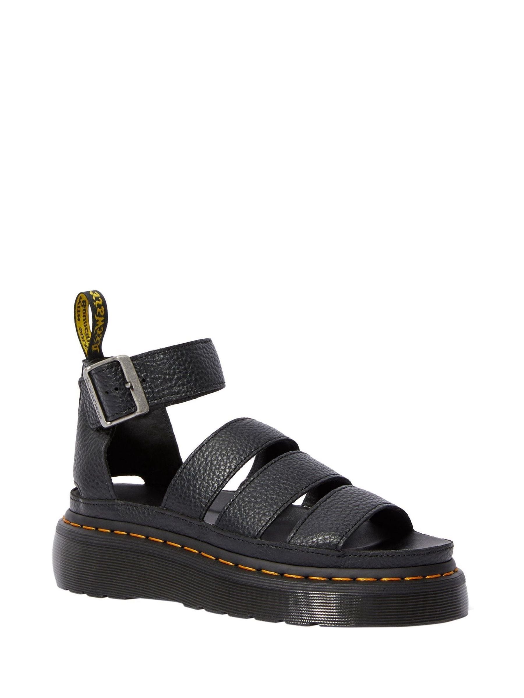 Dr. Martens Clarissa Ii Sandali Con Plateau Signore Pelle Nero Donna Taglia 41 - Immagine 4
