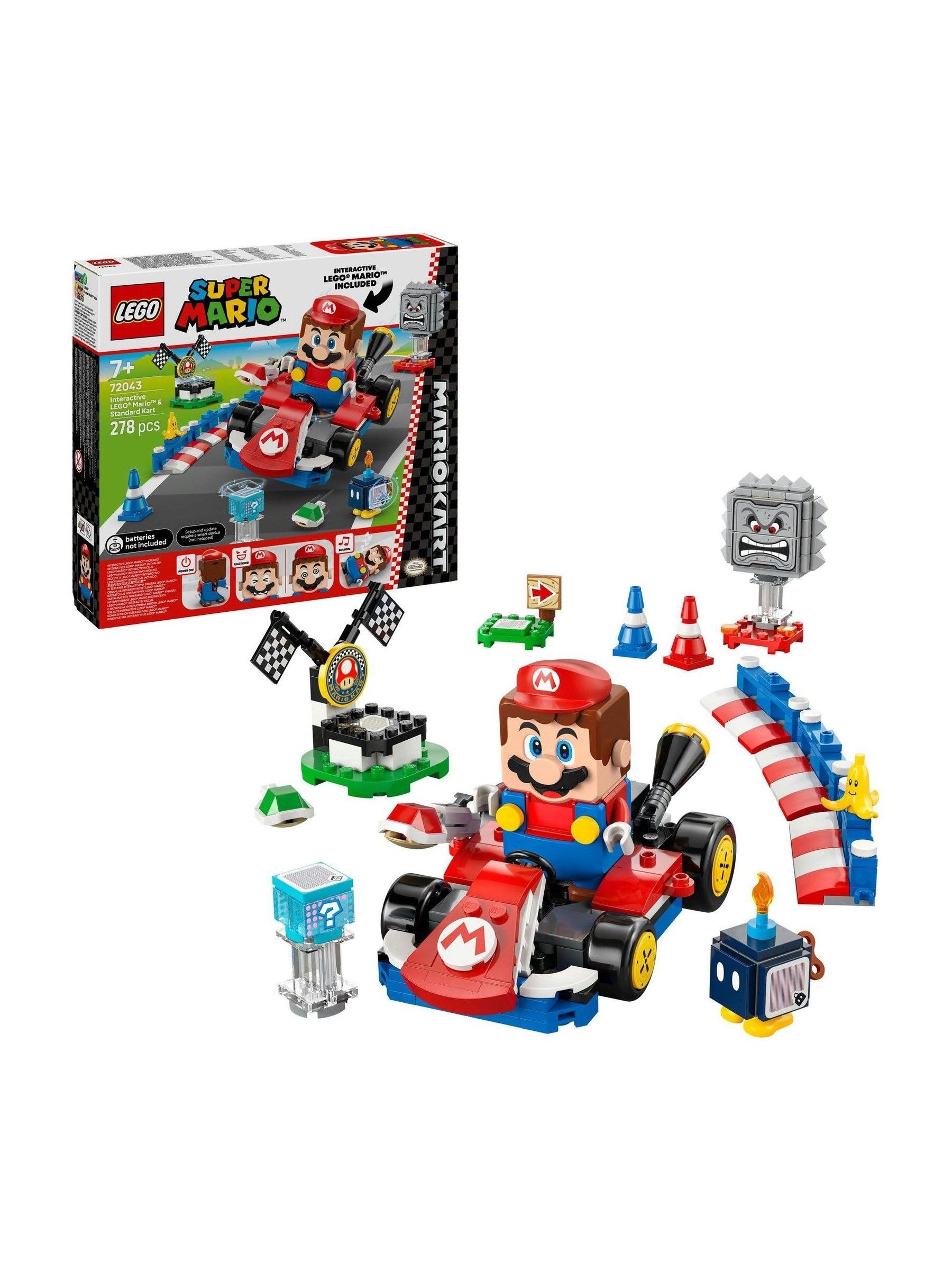 LEGO LEGO Super Interactive Mario og Standard Gokart 72043