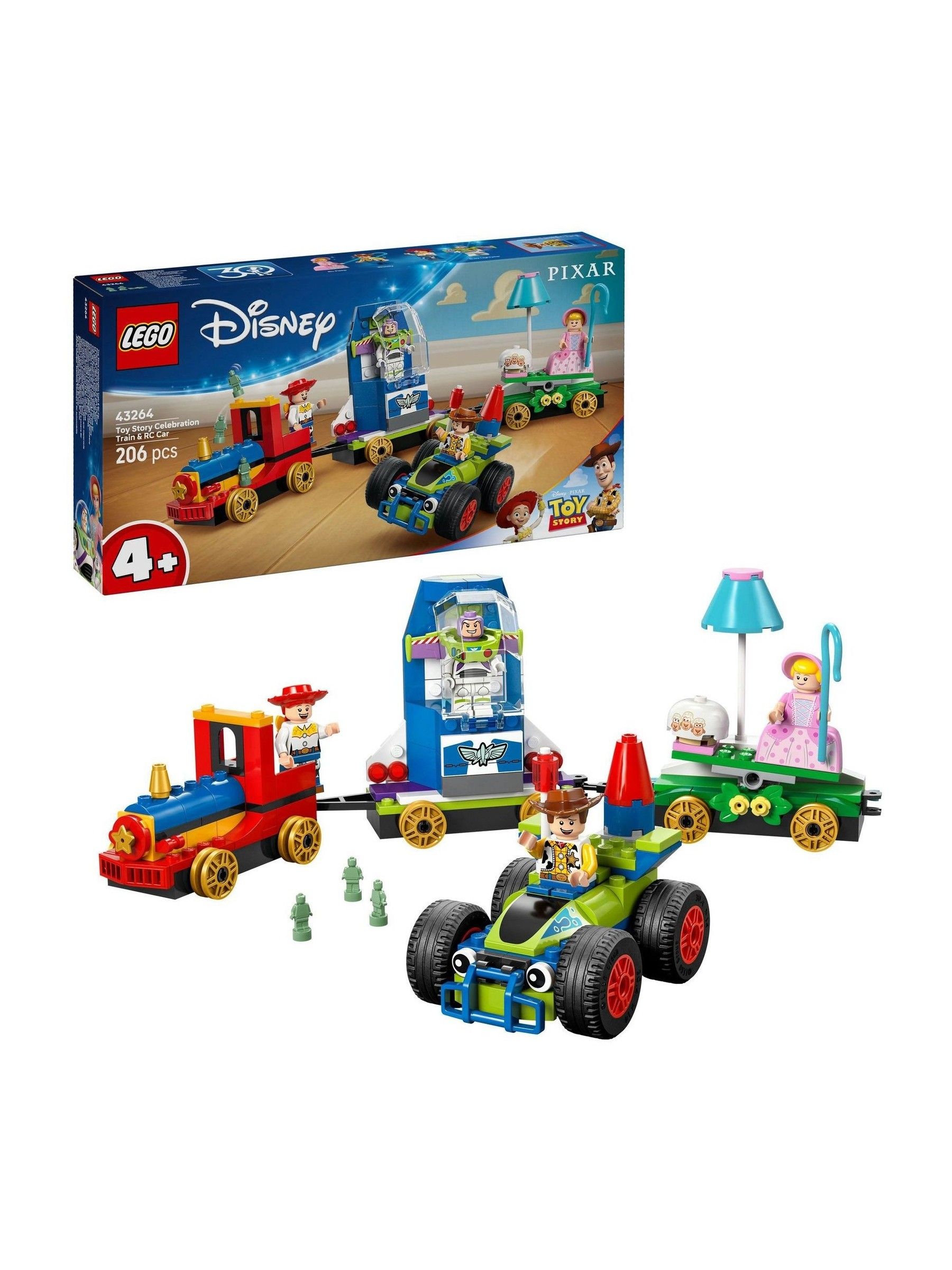 Joom Lego Blau/Rot 43264 Toy Story Celebration Zug & Rc Auto Bausteinspielzeug - Bild 14