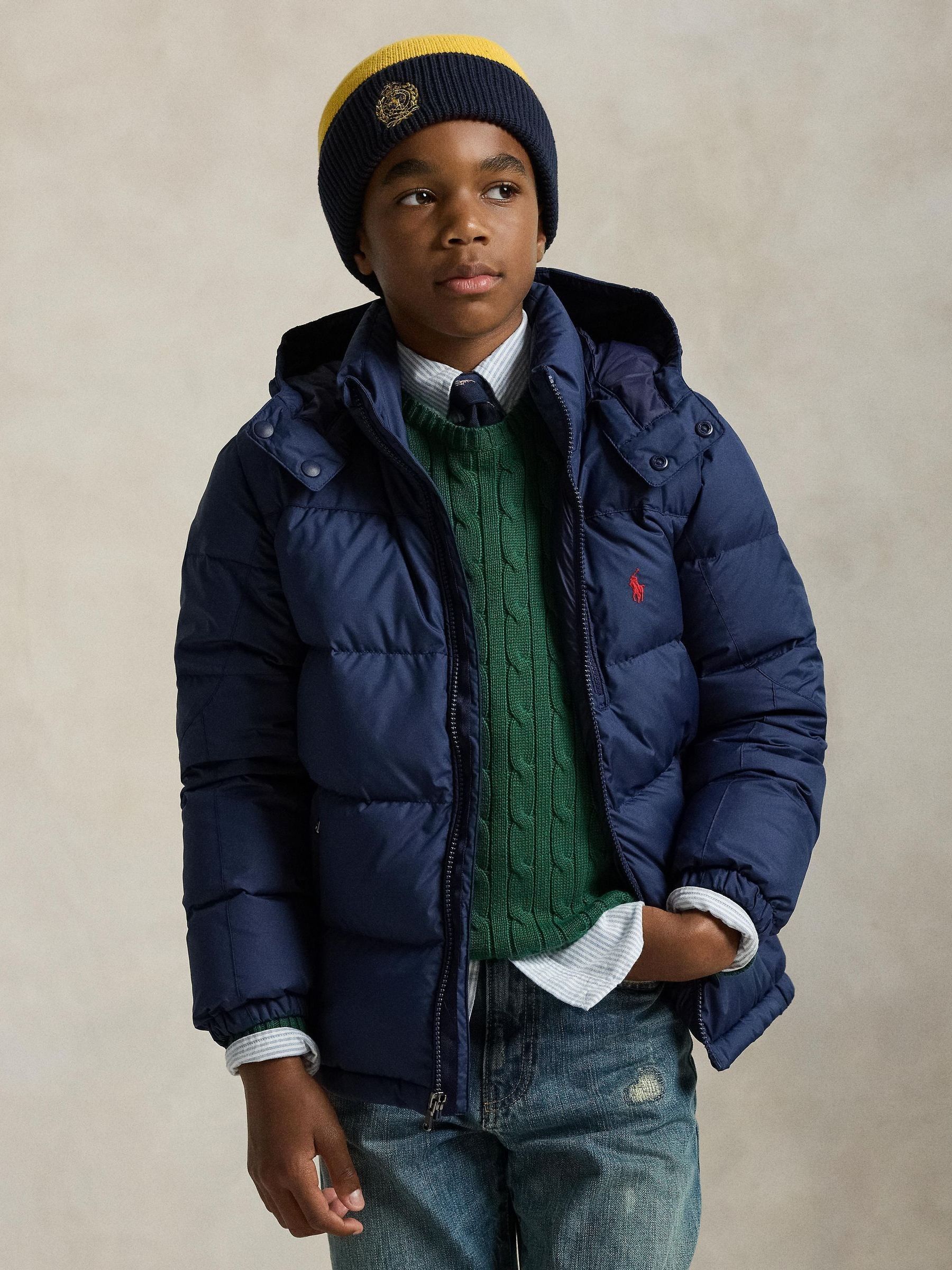 Polo Ralph Lauren Blue Down Puffer Jacket