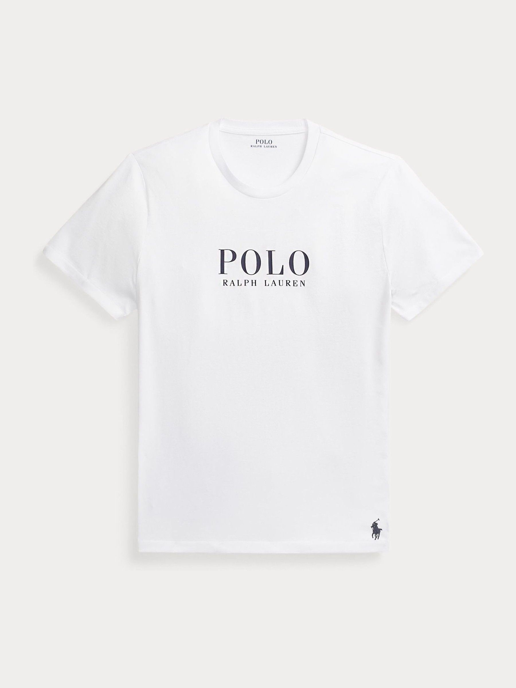 Polo Ralph Lauren White Large Logo Crew Neck T-Shirt