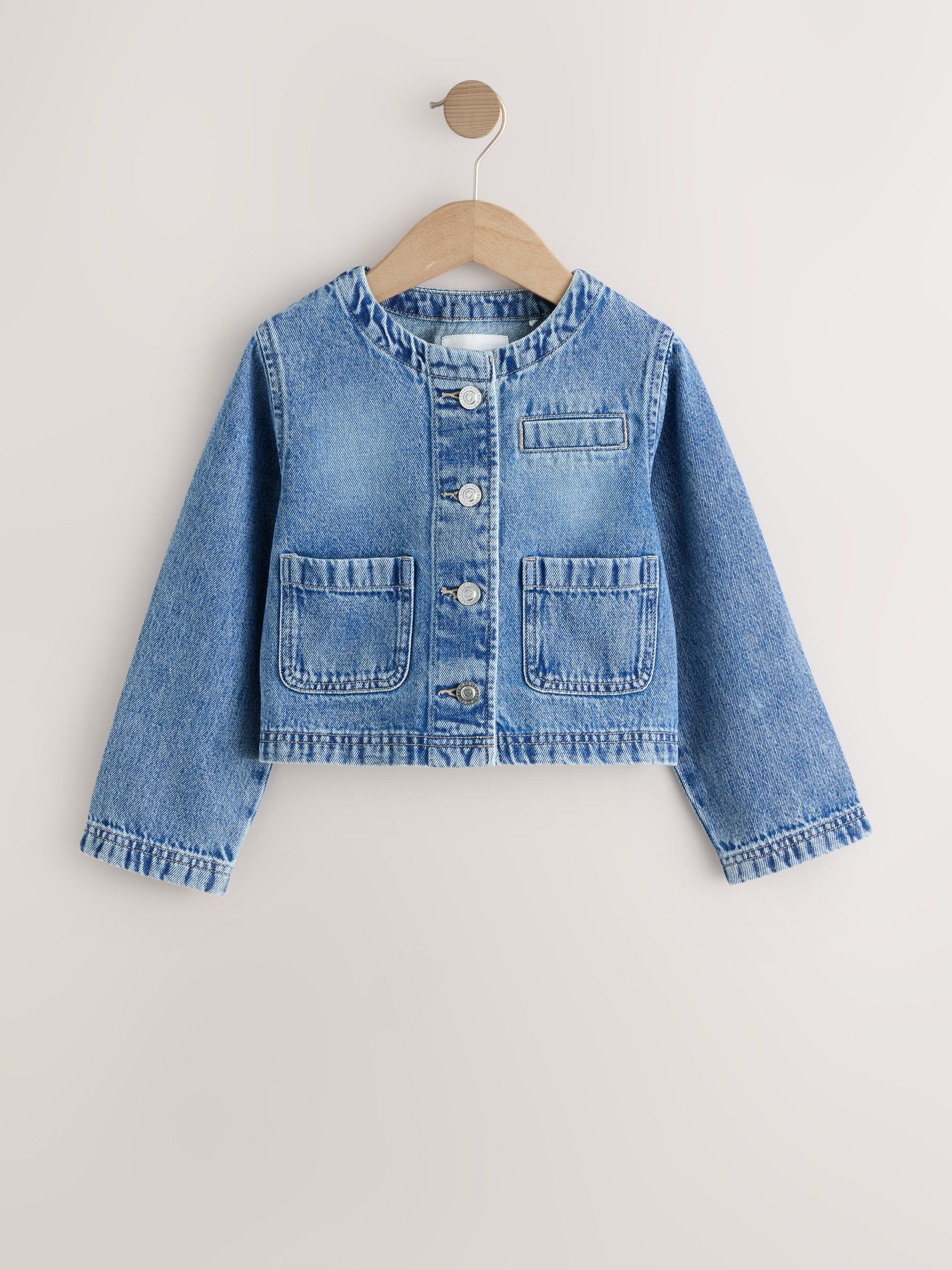 Next Giacca Di Jeans Senza Colletto (3-16Anni)