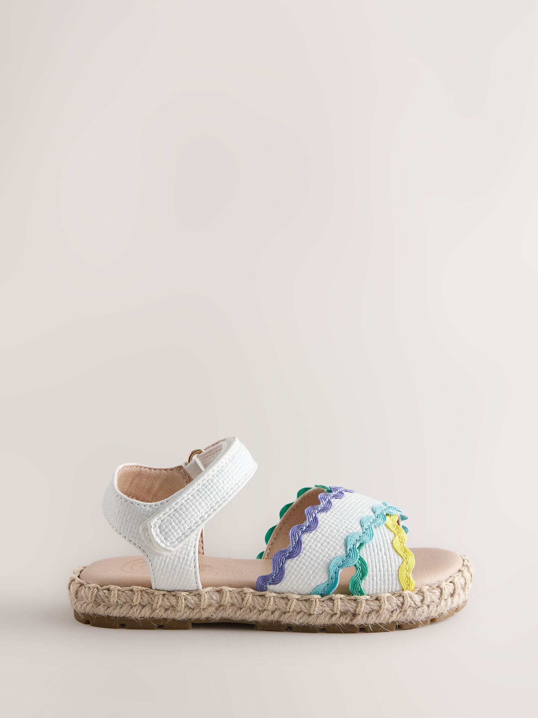 Little Bird by Jools Oliver - Girls - Sandals - White - Pastel Rainbow