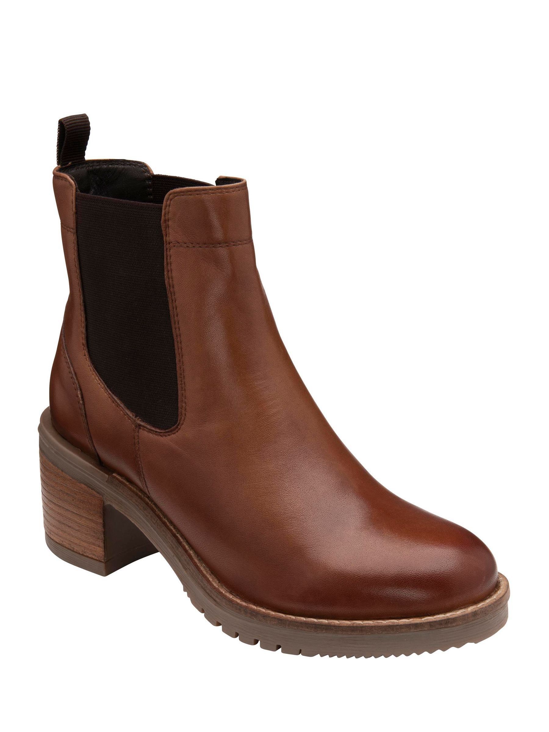 Ravel Brown Ankle Boots