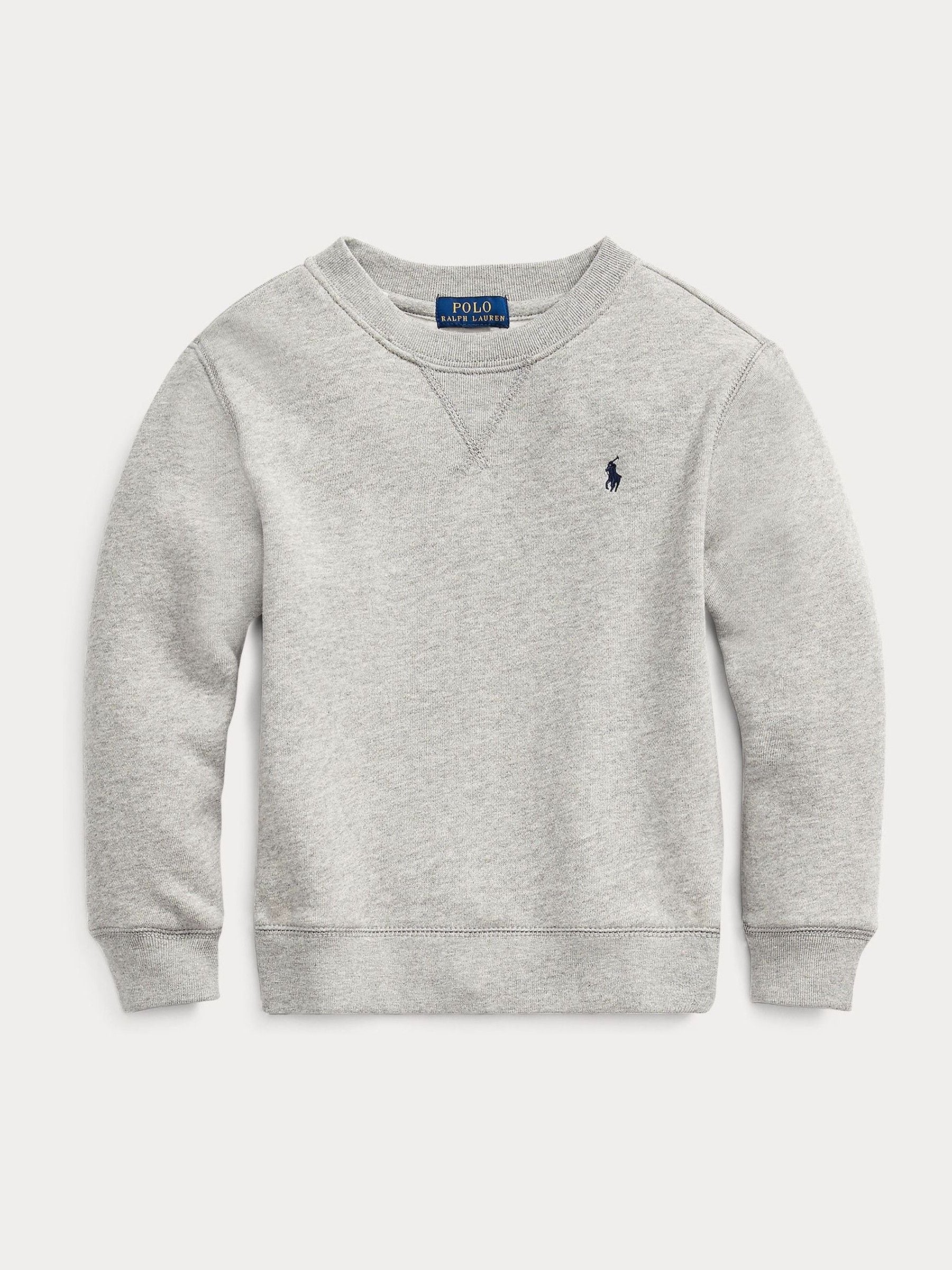 Polo Ralph Lauren Grey Jersey Logo Sweatshirt
