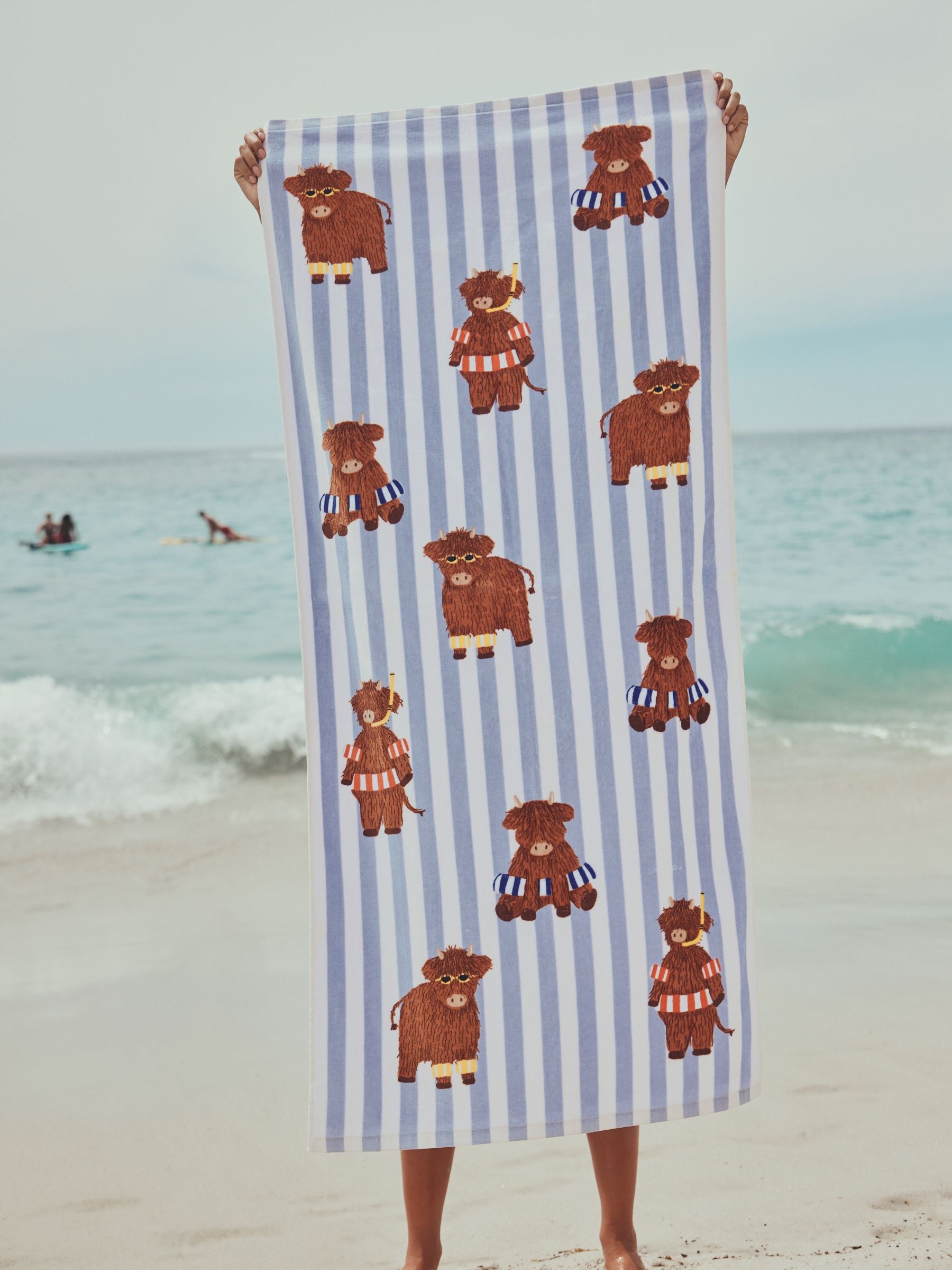 Next Hamish Natural Beach Towel 100% Cotton