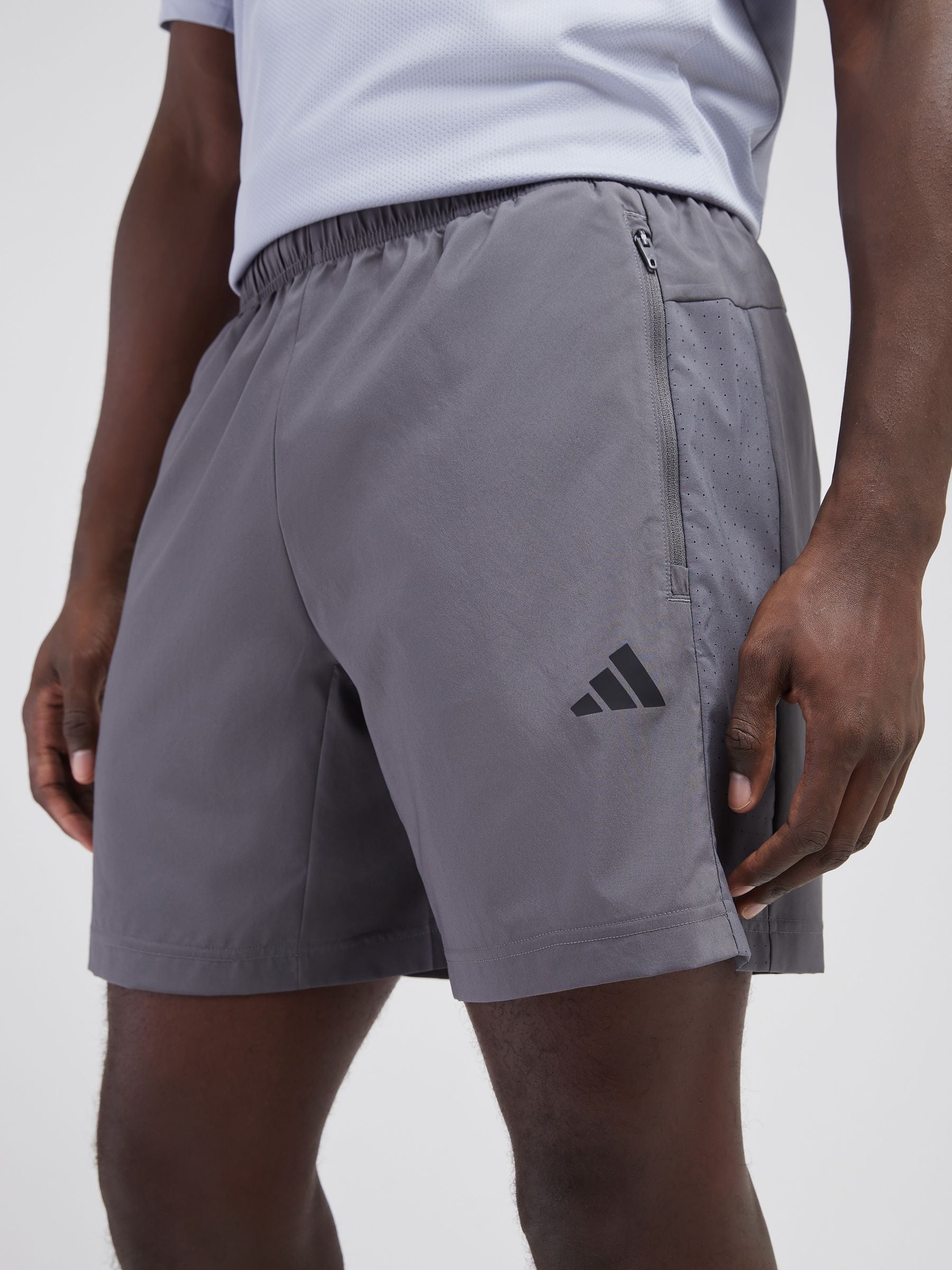 Adidas We Bas - Pantalón Running Hombre Extra Grande Gris - Imagen 3