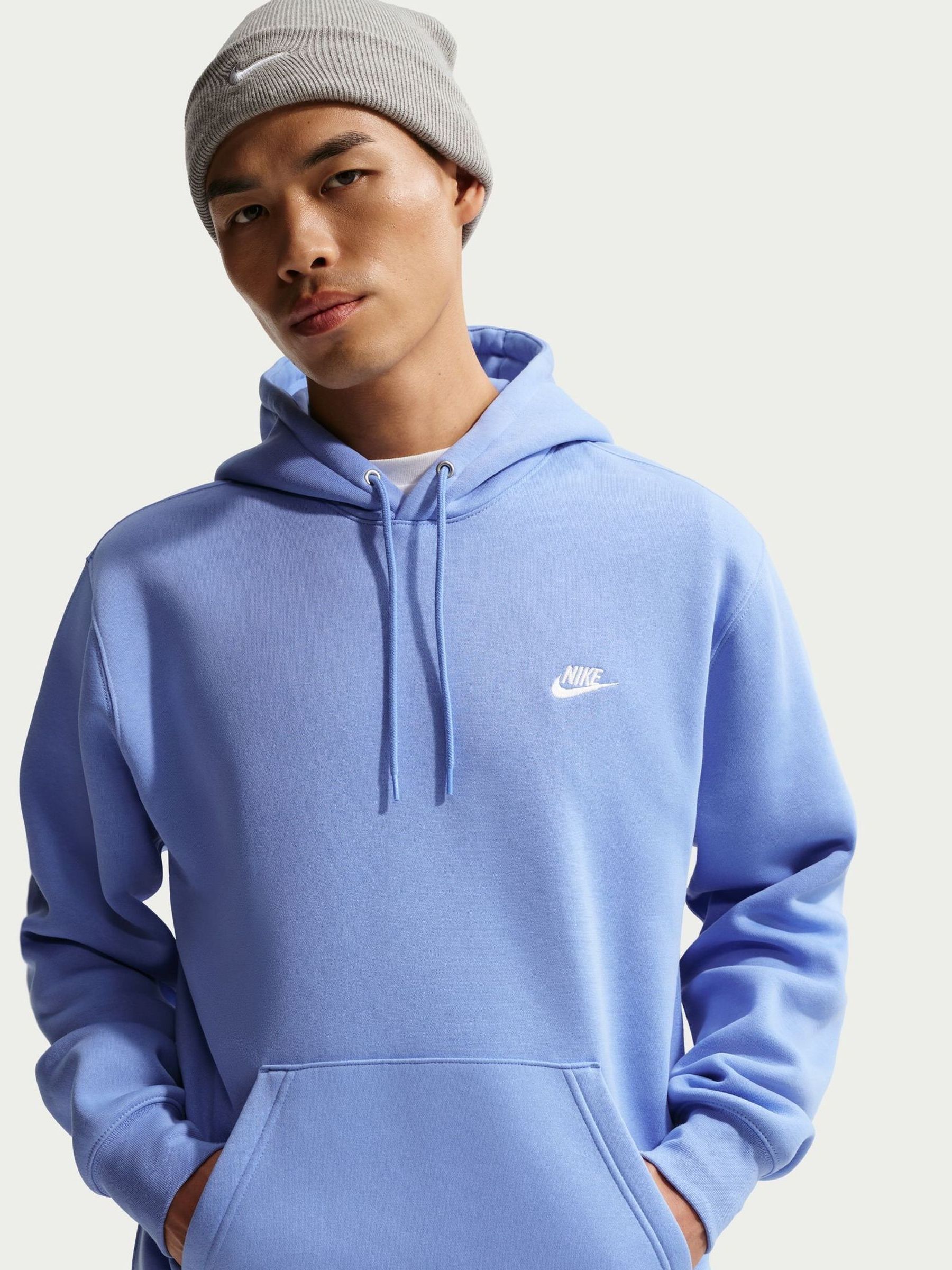 Nike Royal Pulse Blue Club Pull Over Hoodie