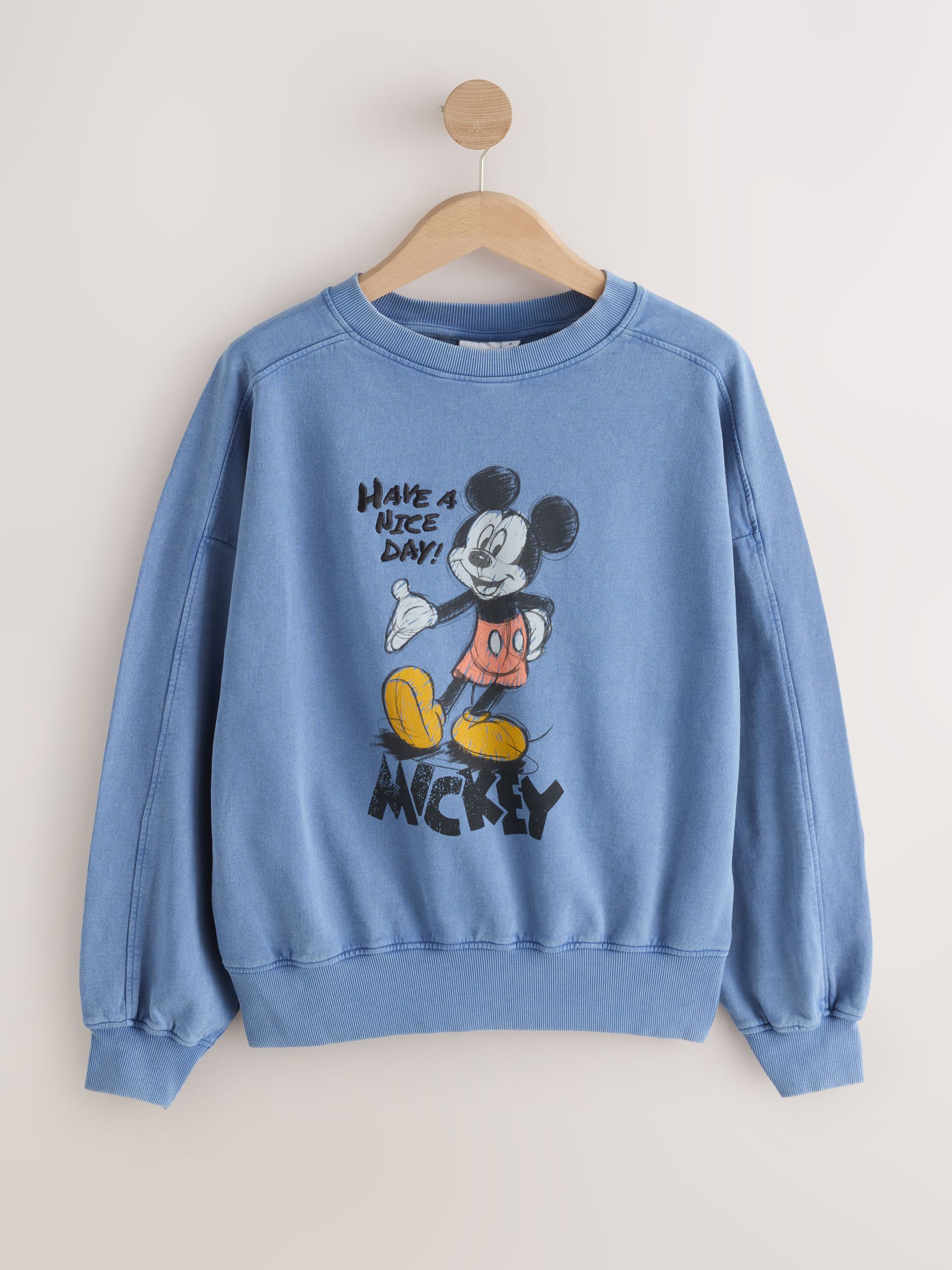 Next Mickey Mouse Washed Sweatshirt