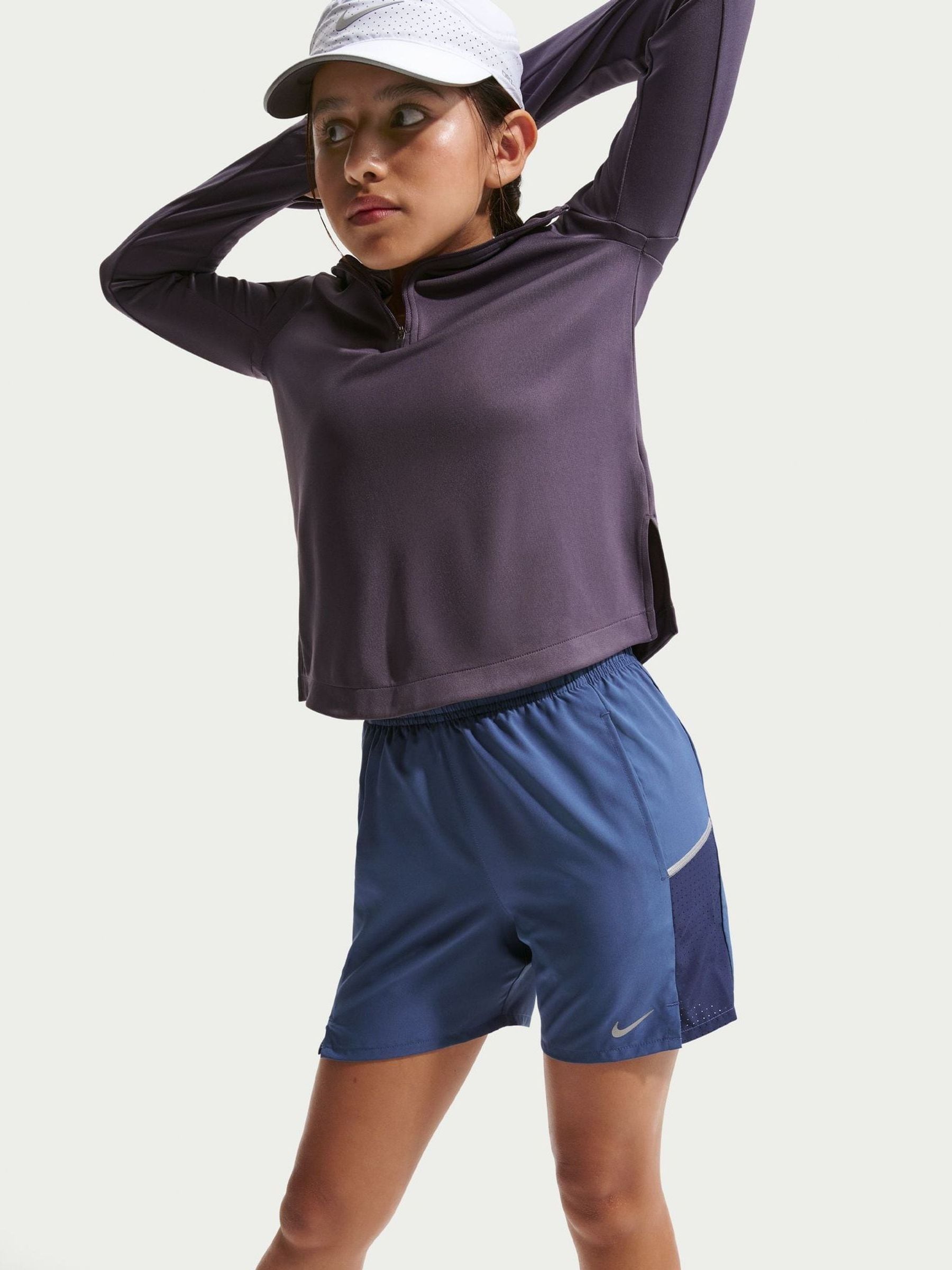 Nike Ragazzo Navy Miler Dri-Fit Training Shorts