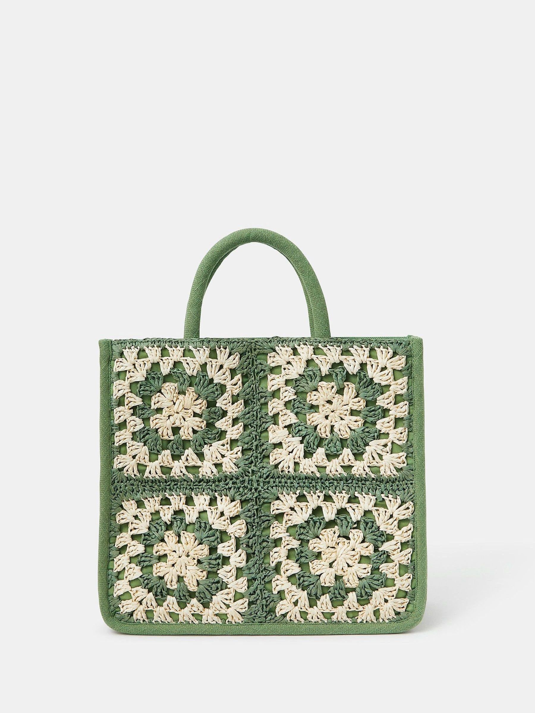 Next - Accessorize Crochet Raffia Handbag