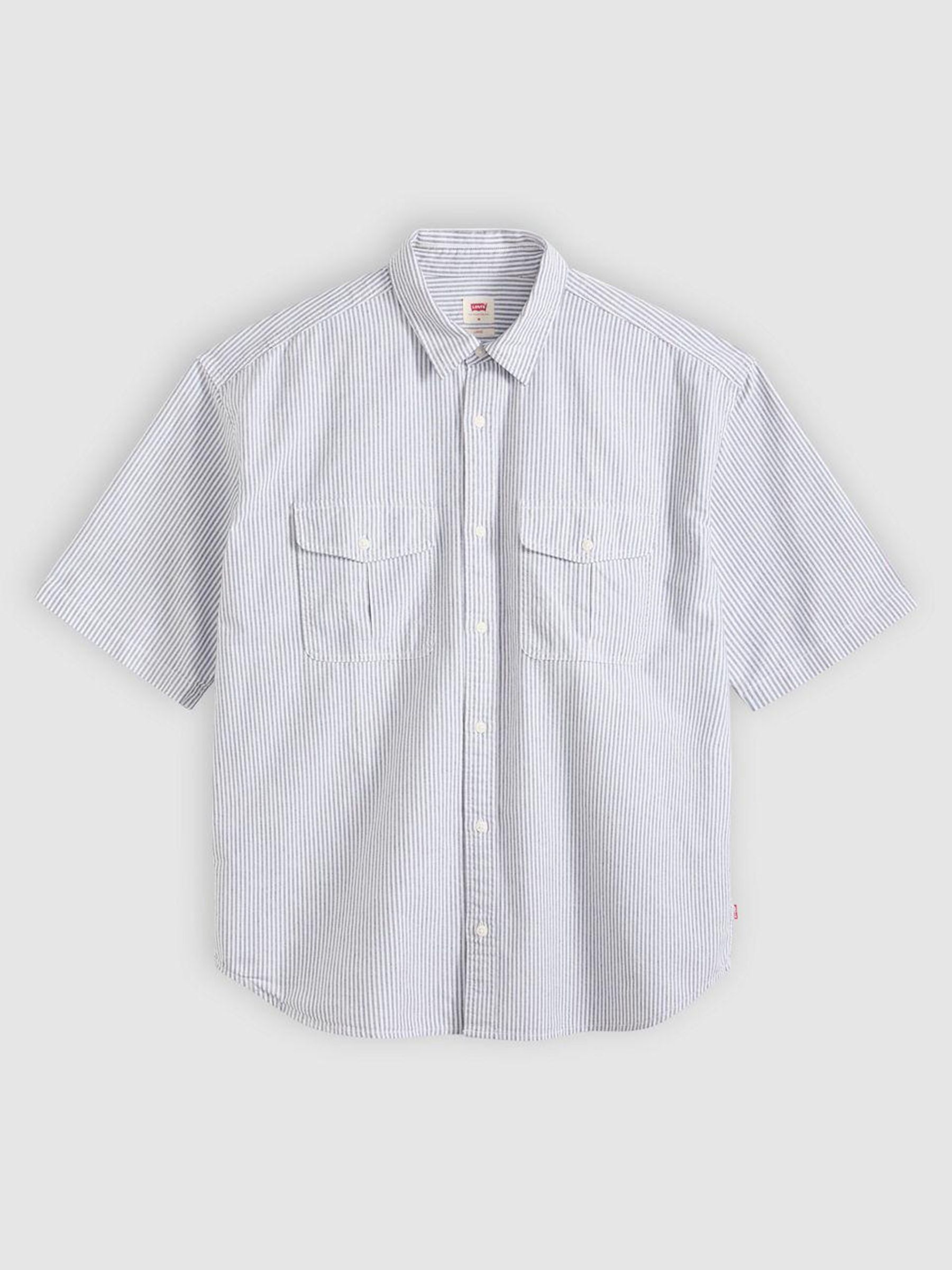 Levi's Herren Schwarz – Pacifica – Kurzärmliges, Lockeres Hemd Mit En Streifen - Bild 4